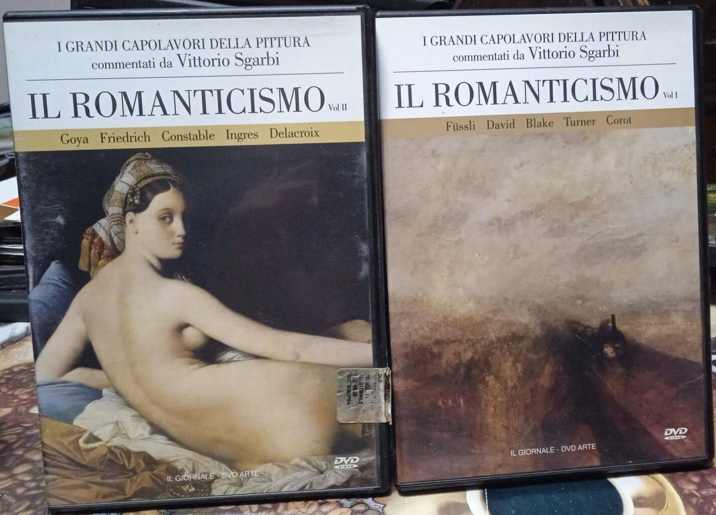 TeknoFilm - 2 DVD - Vittorio Sgarbi presenta I GRANDI CAPOLAVORI DELLA PITTURA - IL ROMANTICISMO Vol. I - II (2004) - IL GIORNALE