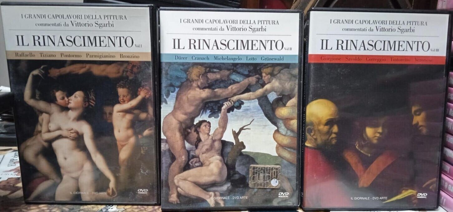 TeknoFilm - 3 DVD - Vittorio Sgarbi presenta I GRANDI CAPOLAVORI DELLA PITTURA - IL RINASCIMENTO Vol. I - II - III (2004) - IL GIORNALE