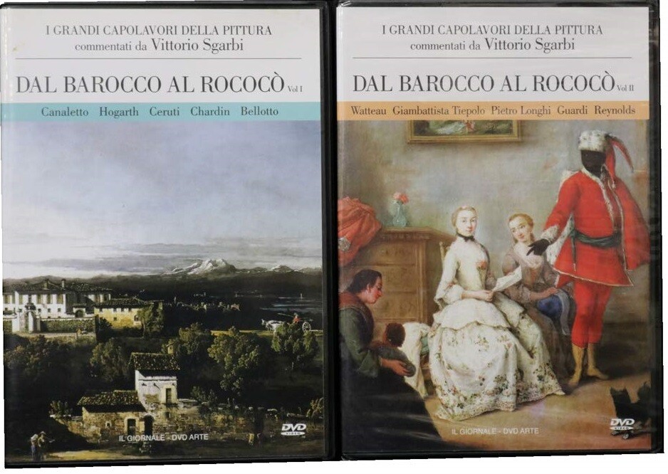 TeknoFilm - 2 DVD - Vittorio Sgarbi presenta I GRANDI CAPOLAVORI DELLA PITTURA - DAL BAROCCO AL ROCCOCO' Vol. I - II (2004) - IL GIORNALE