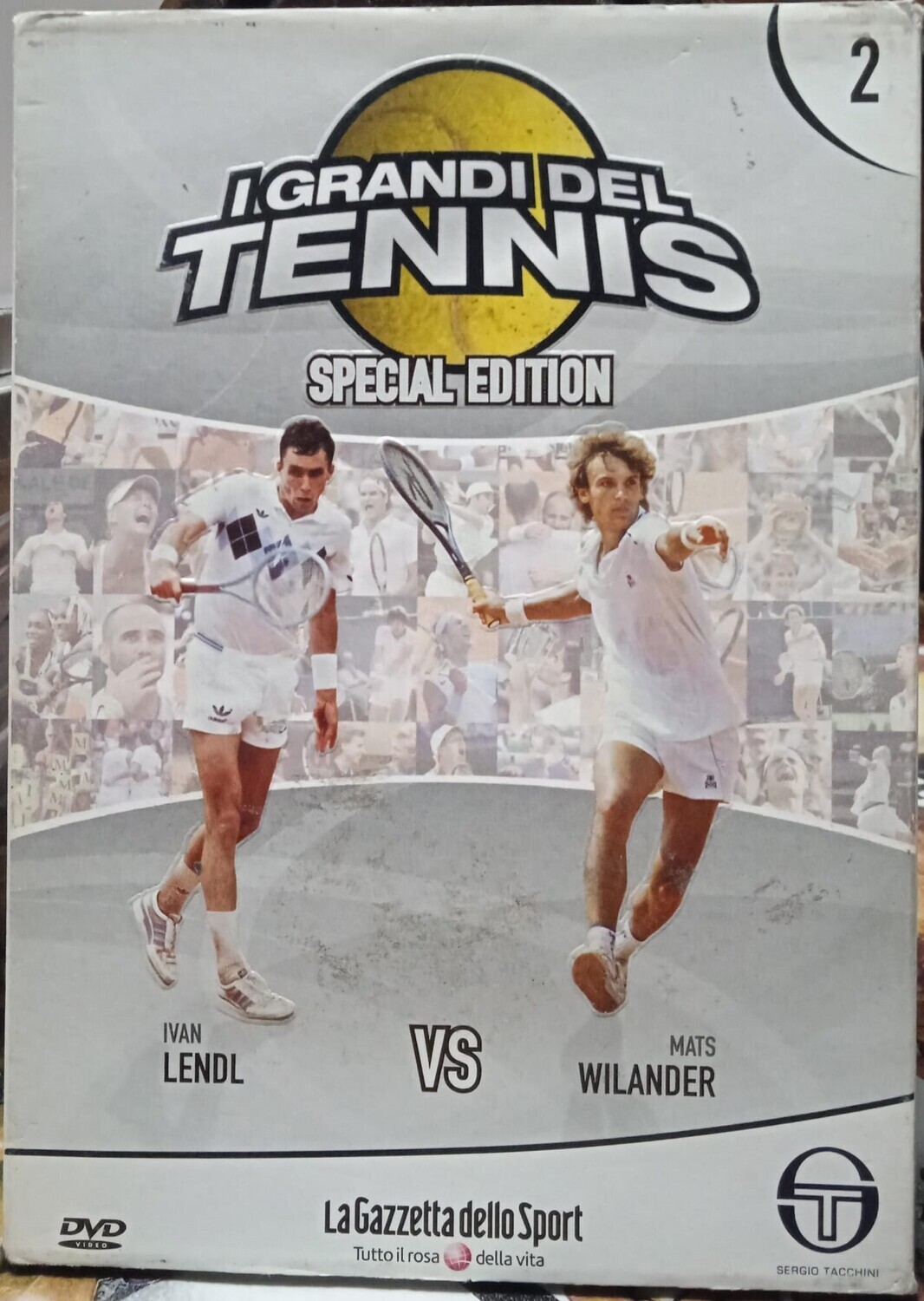 TeknoFilm - DVD - I GRANDI DEL TENNIS Special Edition Vol. 02 - IVAN LENDLE VS MATS WILANDER (2009) - GAZZETTA DELLO SPORT