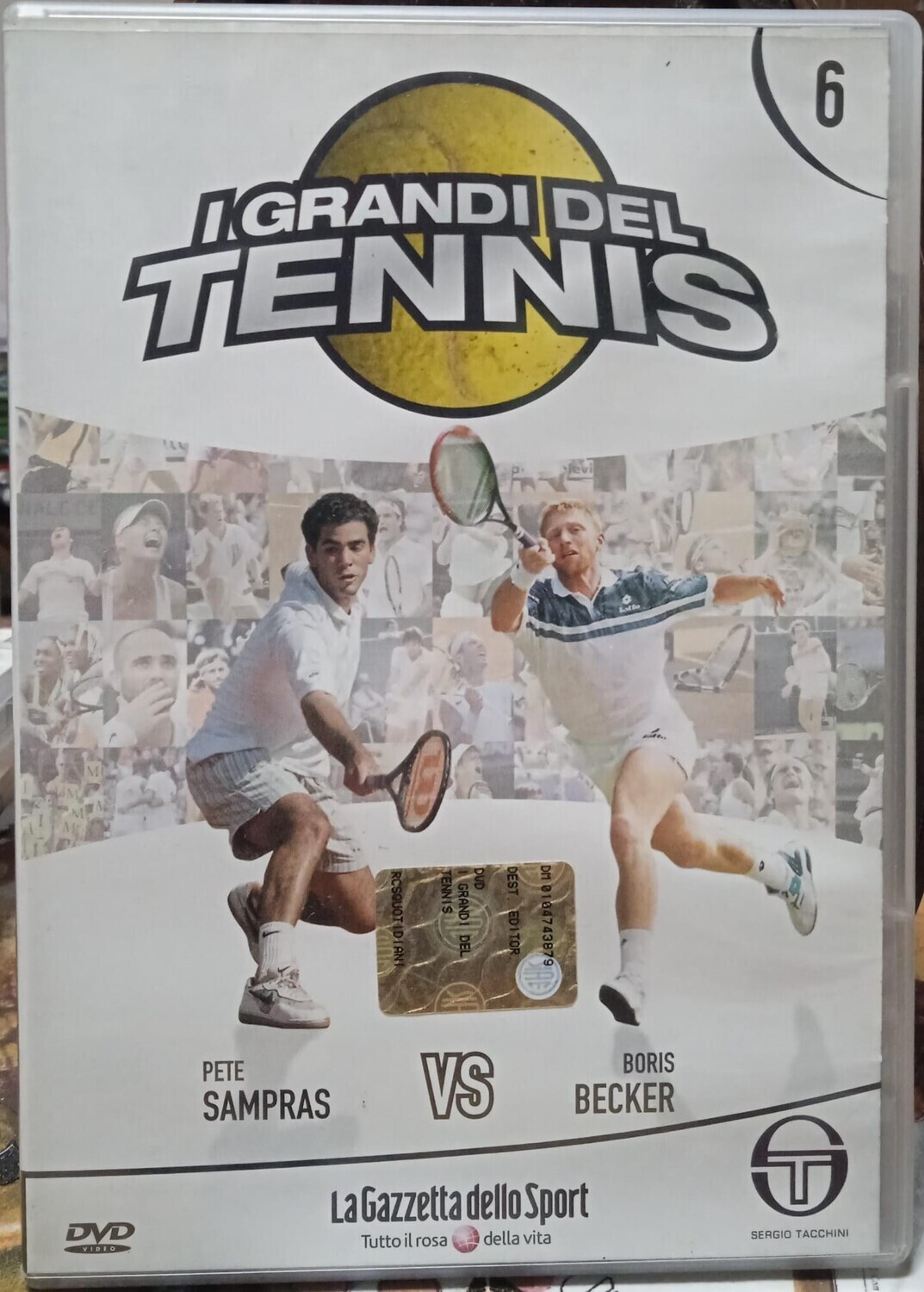 TeknoFilm - DVD - I GRANDI DEL TENNIS Vol. 06 - PETE SAMPRAS VS BORIS BECKER (2009) - GAZZETTA DELLO SPORT