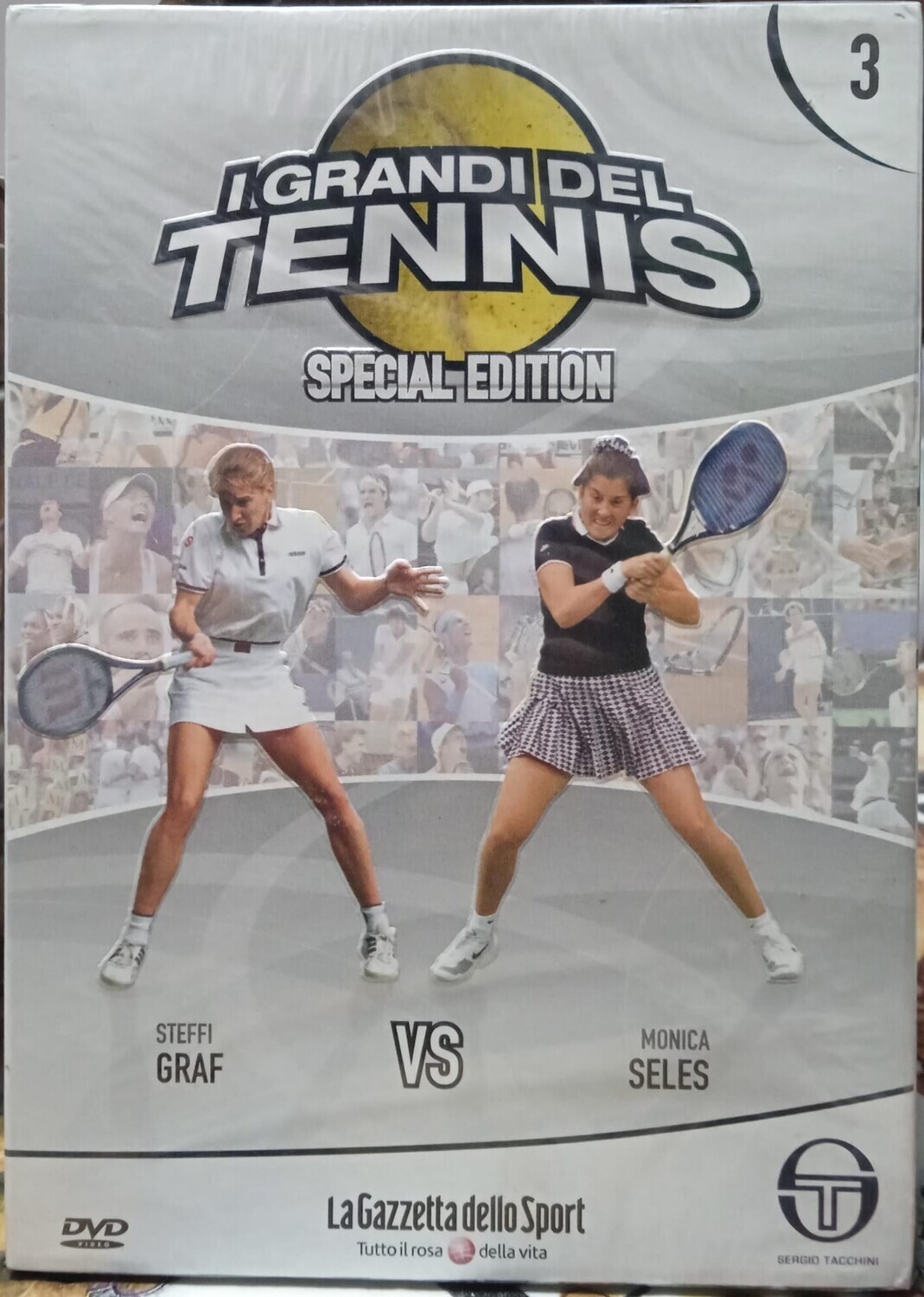 TeknoFilm - DVD - I GRANDI DEL TENNIS Special Edition Vol. 03 - STEFFI GRAF VS MONICA SELES (2009) - GAZZETTA DELLO SPORT