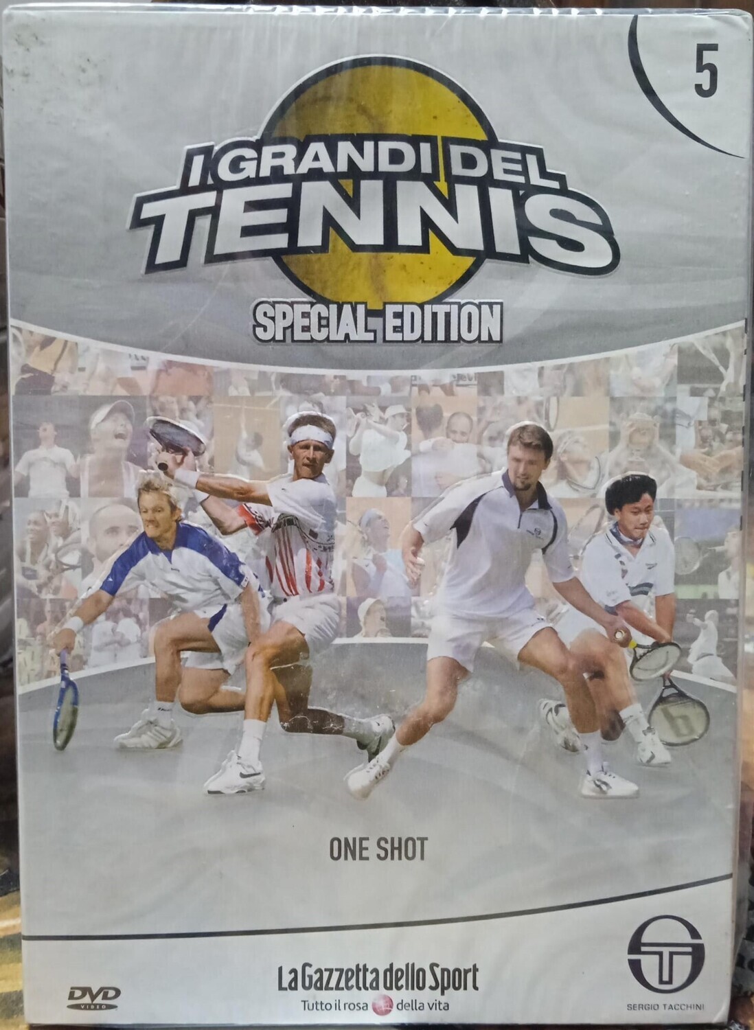 TeknoFilm - DVD - I GRANDI DEL TENNIS Special Edition Vol. 05 - ONE SHOT (2009) - GAZZETTA DELLO SPORT