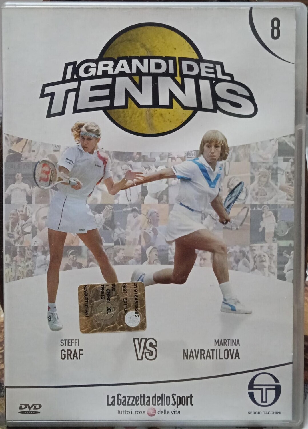 TeknoFilm - DVD - I GRANDI DEL TENNIS Vol. 08 - STEFFI GRAF VS MARTINA NAVRATILOVA (2009) - GAZZETTA DELLO SPORT
