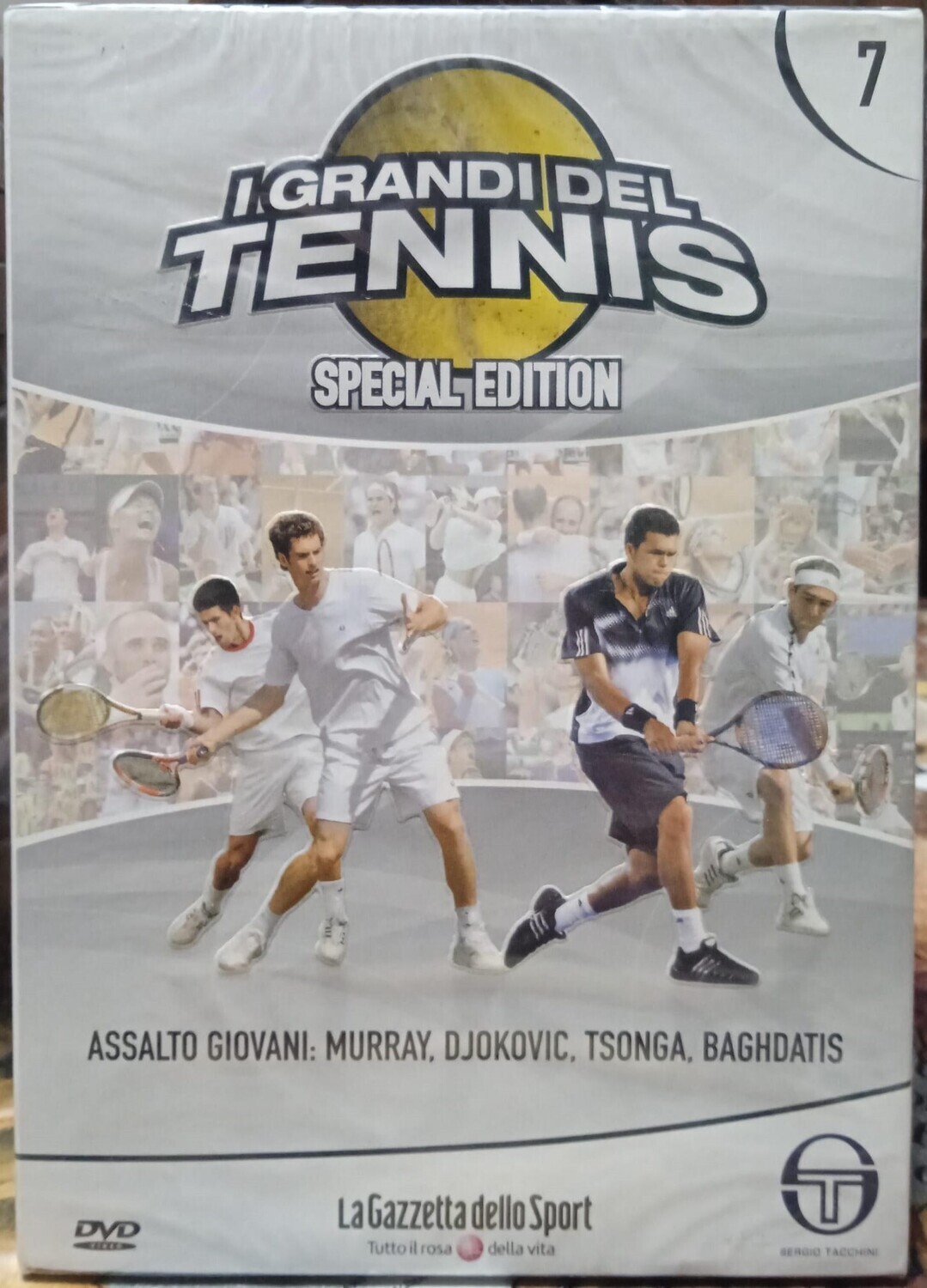 TeknoFilm - DVD - I GRANDI DEL TENNIS Special Edition Vol. 07 - ASSALTO AI GIOVANI: MURRAY, DJOKOVIC, TSONGA, BAGDATHIS (2009) - GAZZETTA DELLO SPORT