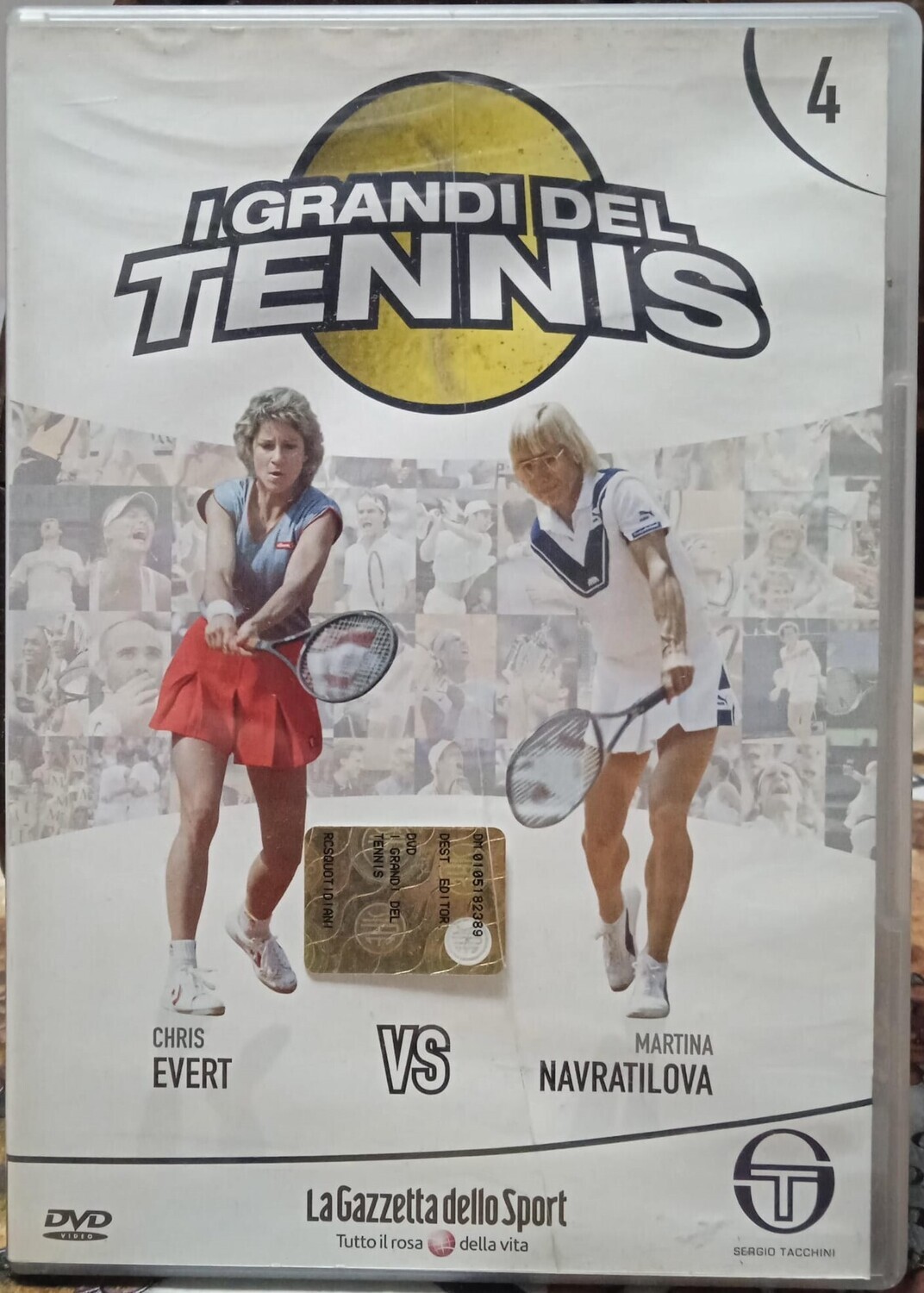 TeknoFilm - DVD - I GRANDI DEL TENNIS Vol. 04 - CHRIS EVERT VS MARTINA NAVRATILOVA (2009) - GAZZETTA DELLO SPORT