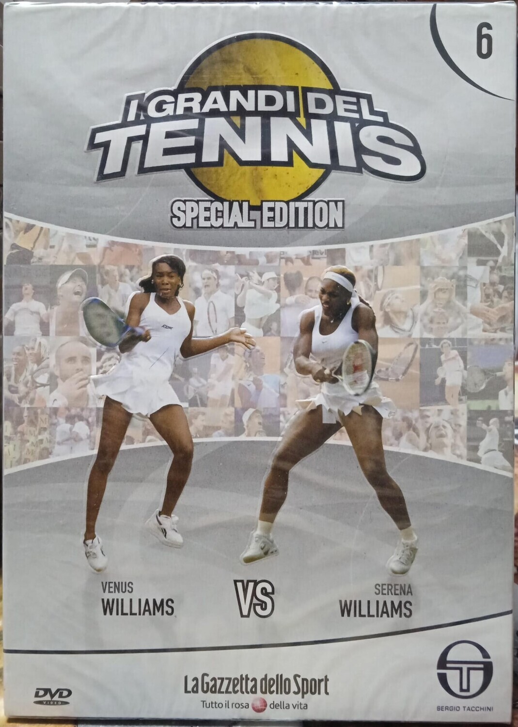 TeknoFilm - DVD - I GRANDI DEL TENNIS Special Edition Vol. 06 - VENUS WILLIAMS VS SERENA WILLIAMS (2009) - GAZZETTA DELLO SPORT
