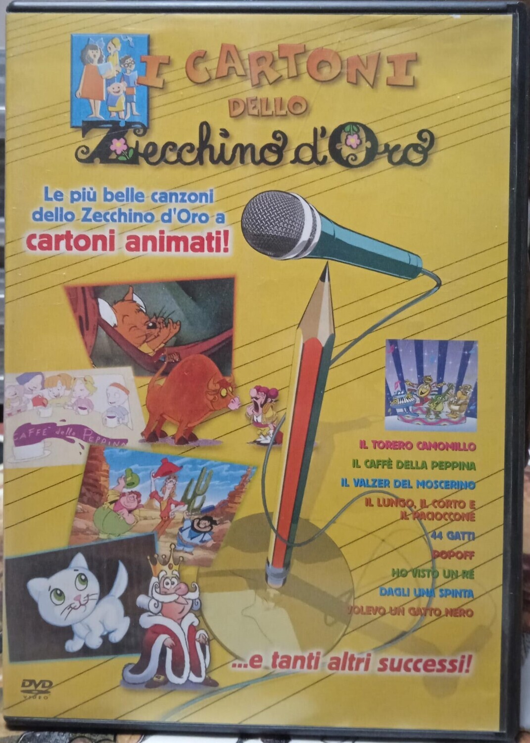 TeknoFilm - DVD - I CARTONI DELLO ZECCHINO D'ORO (Copertina gialla - 28 Successi) 2002 - WARNER BROS