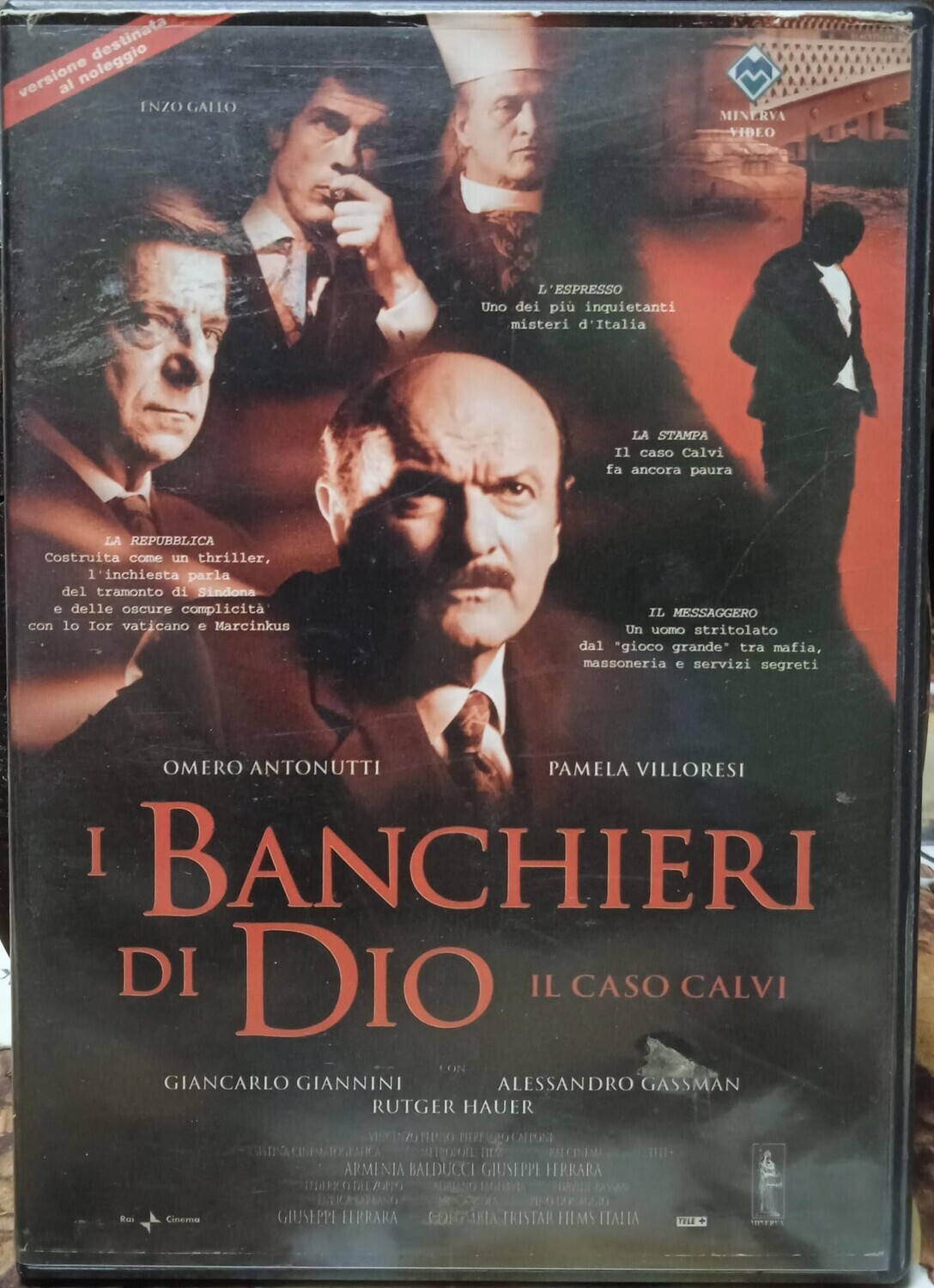 TeknoFilm - DVD - I BANCHIERI DI DIO - IL CASO CALVI (Versione noleggio) di Giuseppe Ferrara (2001) - MINERVA