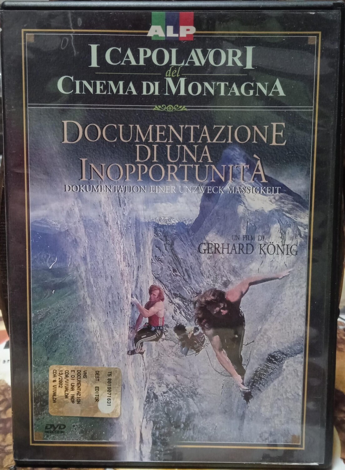 TeknoFilm - DVD – I capolavori del cinema di montagna - DOCUMENTAZIONE DI UNA INOPPORTUNITA' di Gerhard Konig (1995) -VIVALDA