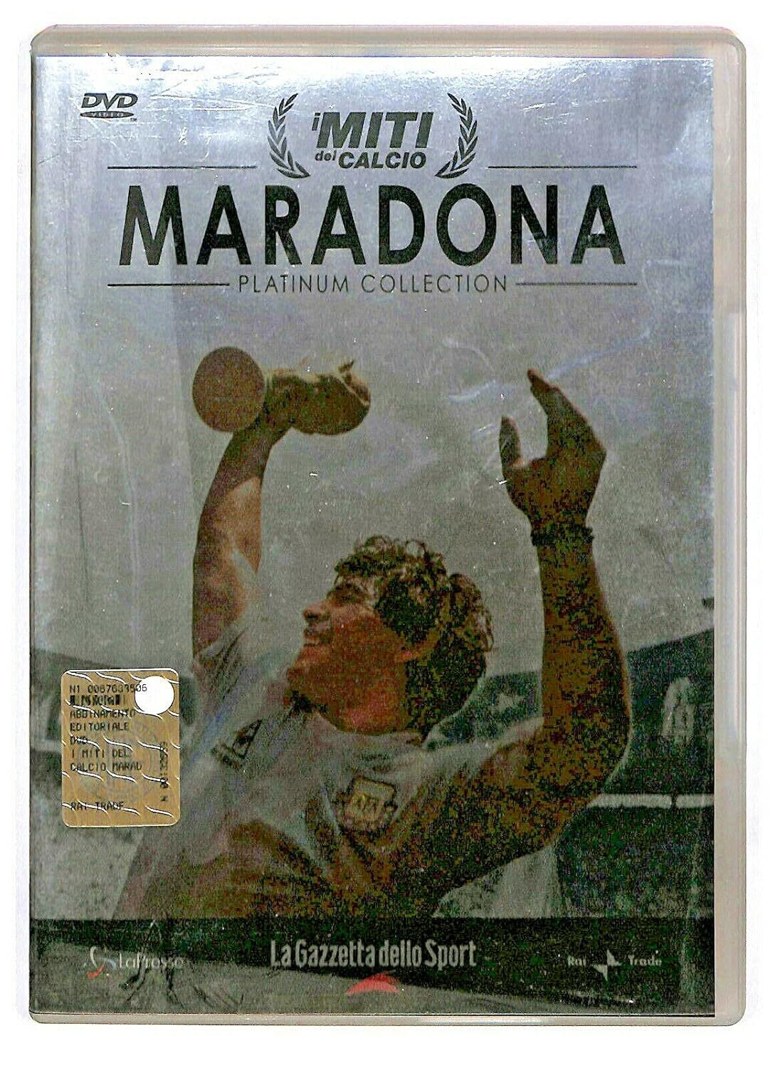 TeknoFilm - DVD – I MITI DEL CALCIO N° 01 - MARADONA (Platinum collection) (2005) - GAZZETTA DELLO SPORT