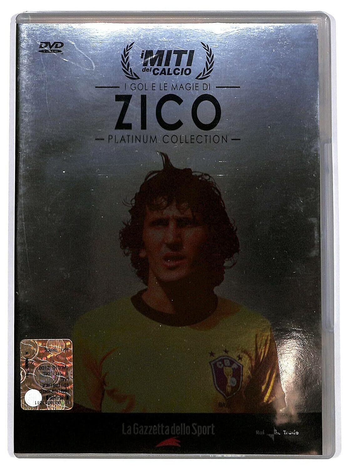 TeknoFilm - DVD – I MITI DEL CALCIO N° 08 - ZICO (Platinum collection) (2005) - GAZZETTA DELLO SPORT