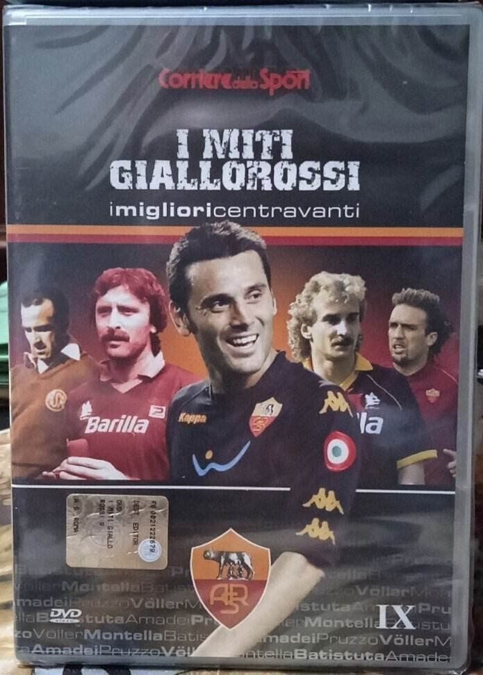TeknoFilm - DVD – I MITI GIALLOROSSI Vol. 09 - I MIGLIORI CENTRAVANTI - CORRIERE DELLO SPORT