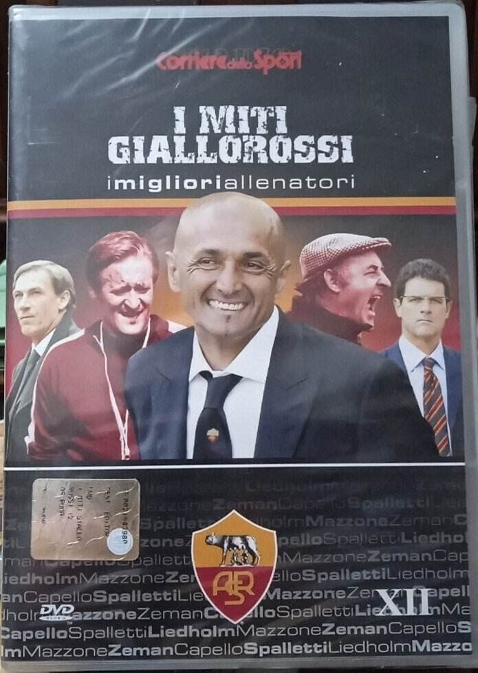 TeknoFilm - DVD – I MITI GIALLOROSSI Vol. 12 - I MIGLIORI ALLENATORI - CORRIERE DELLO SPORT