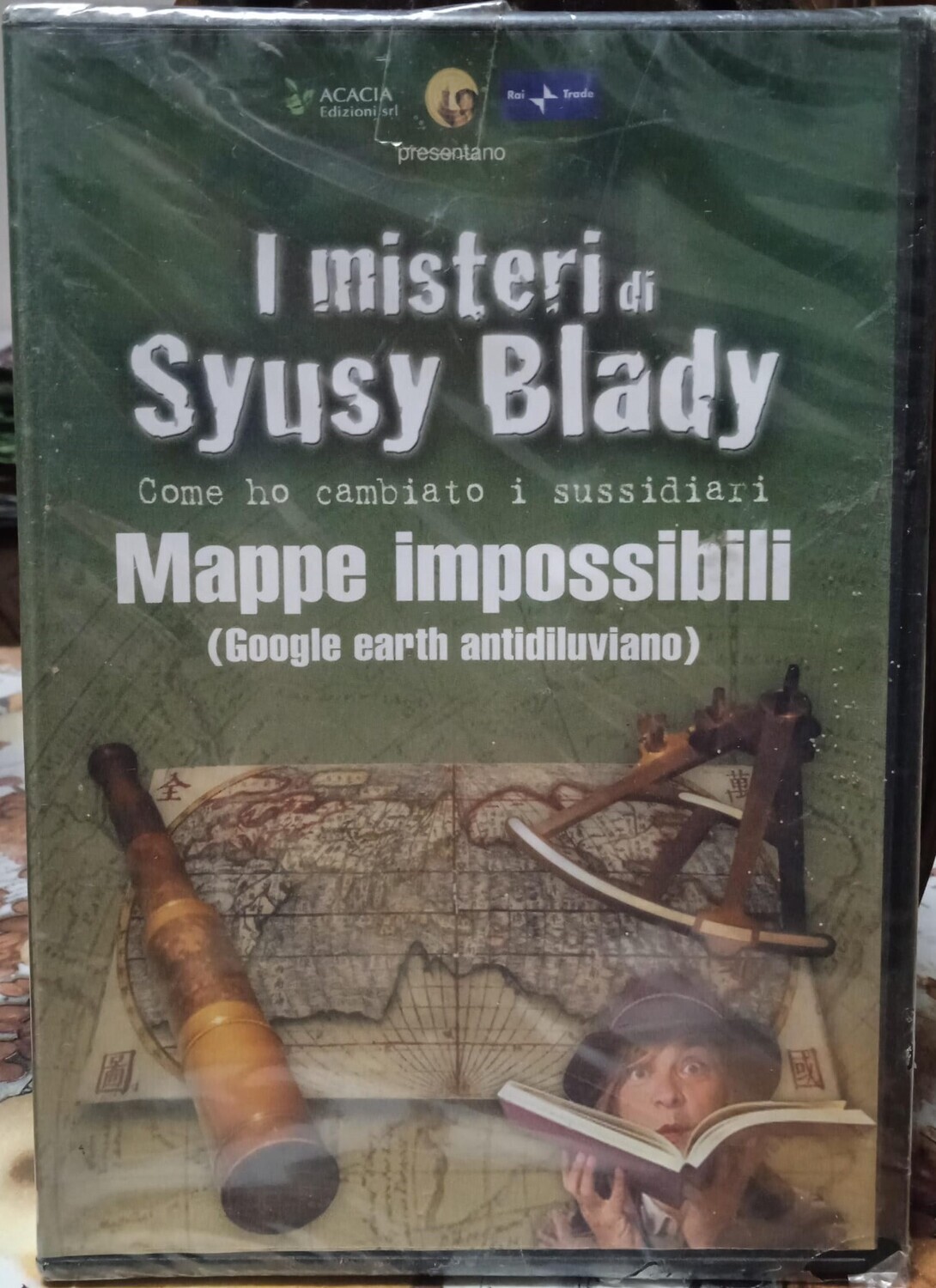 TeknoFilm - DVD – I MISTERI DI SYUSY BLADY Vol. 02 - Come ho cambiato i sussidiari - MAPPE IMPOSSIBILI (Google Earth antidiluviano) 2014 - ACACIA EDIZIONI