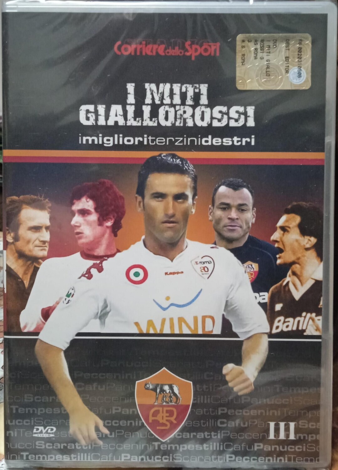 TeknoFilm - DVD – I MITI GIALLOROSSI Vol. 03 - I MIGLIORI TERZINI DESTRI - CORRIERE DELLO SPORT