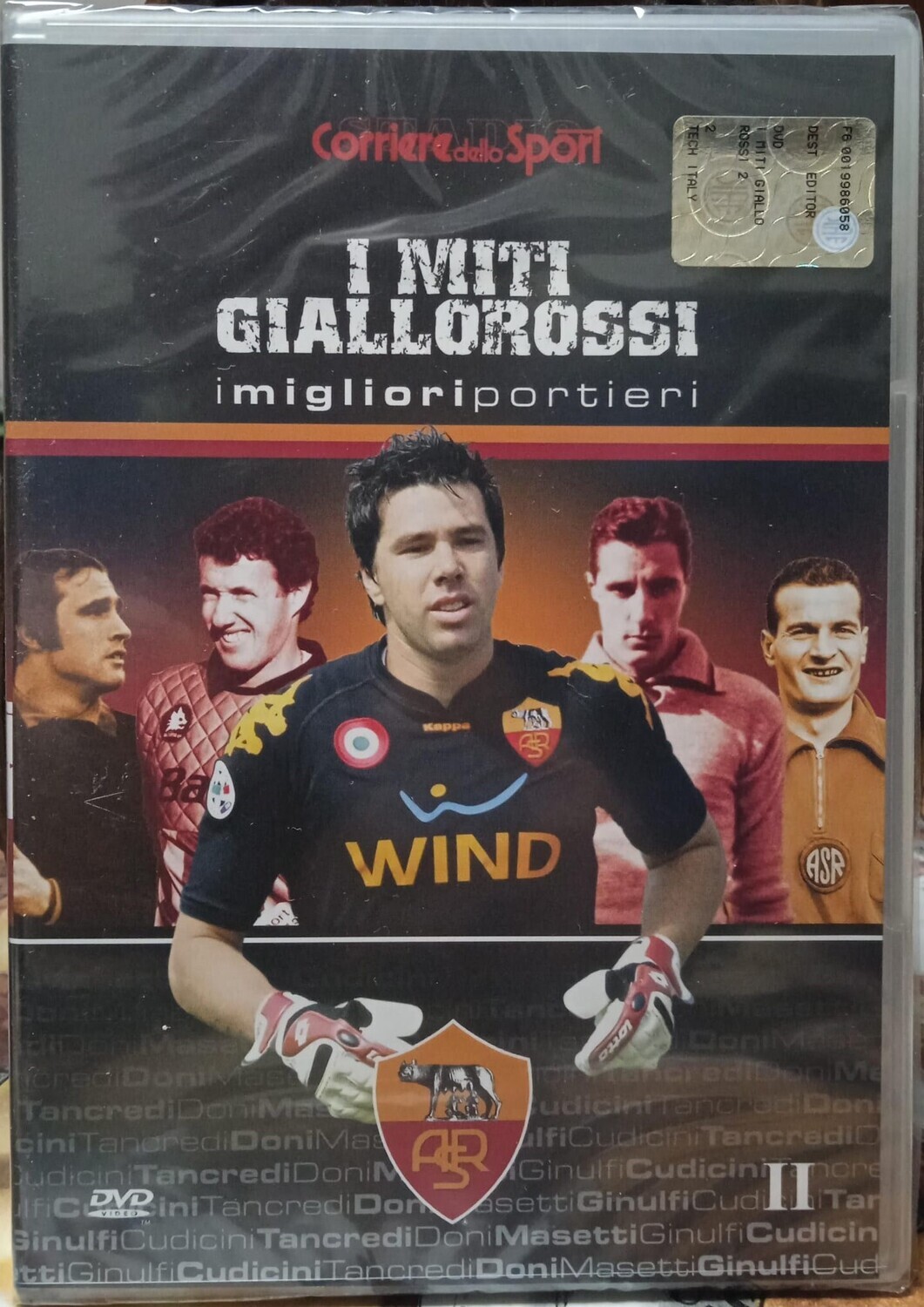 TeknoFilm - DVD – I MITI GIALLOROSSI Vol. 02 - I MIGLIORI PORTIERI - CORRIERE DELLO SPORT