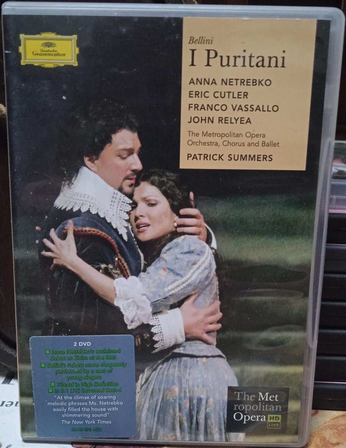 TeknoFilm - 2 DVD (NTSC + PAL) – Vincenzo Bellini: I PURITANI (The Metropolitan Opera Orchestra, Chorus and Ballet) 2007 - DEUTSCHE GRAMMOPHON