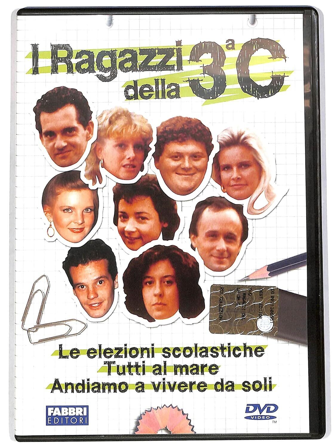 TeknoFilm - DVD – I RAGAZZI DELLA 3°C Stagione 1 Vol. 2 (3 Ep. Da 3 a 5) di Claudio Risi (1987) - FABBRI EDITORI