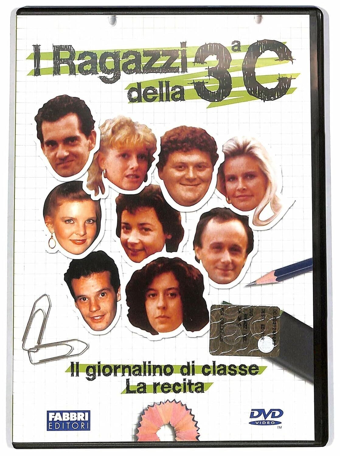 TeknoFilm - DVD – I RAGAZZI DELLA 3°C Stagione 1 Vol. 3 (2 Ep. 6 e 7) di Claudio Risi (1987) - FABBRI EDITORI