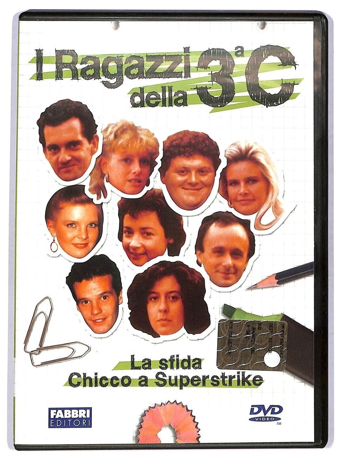 TeknoFilm - DVD – I RAGAZZI DELLA 3°C Stagione 1 Vol. 1 (2 Ep. 1 e 2) di Claudio Risi (1987) - FABBRI EDITORI