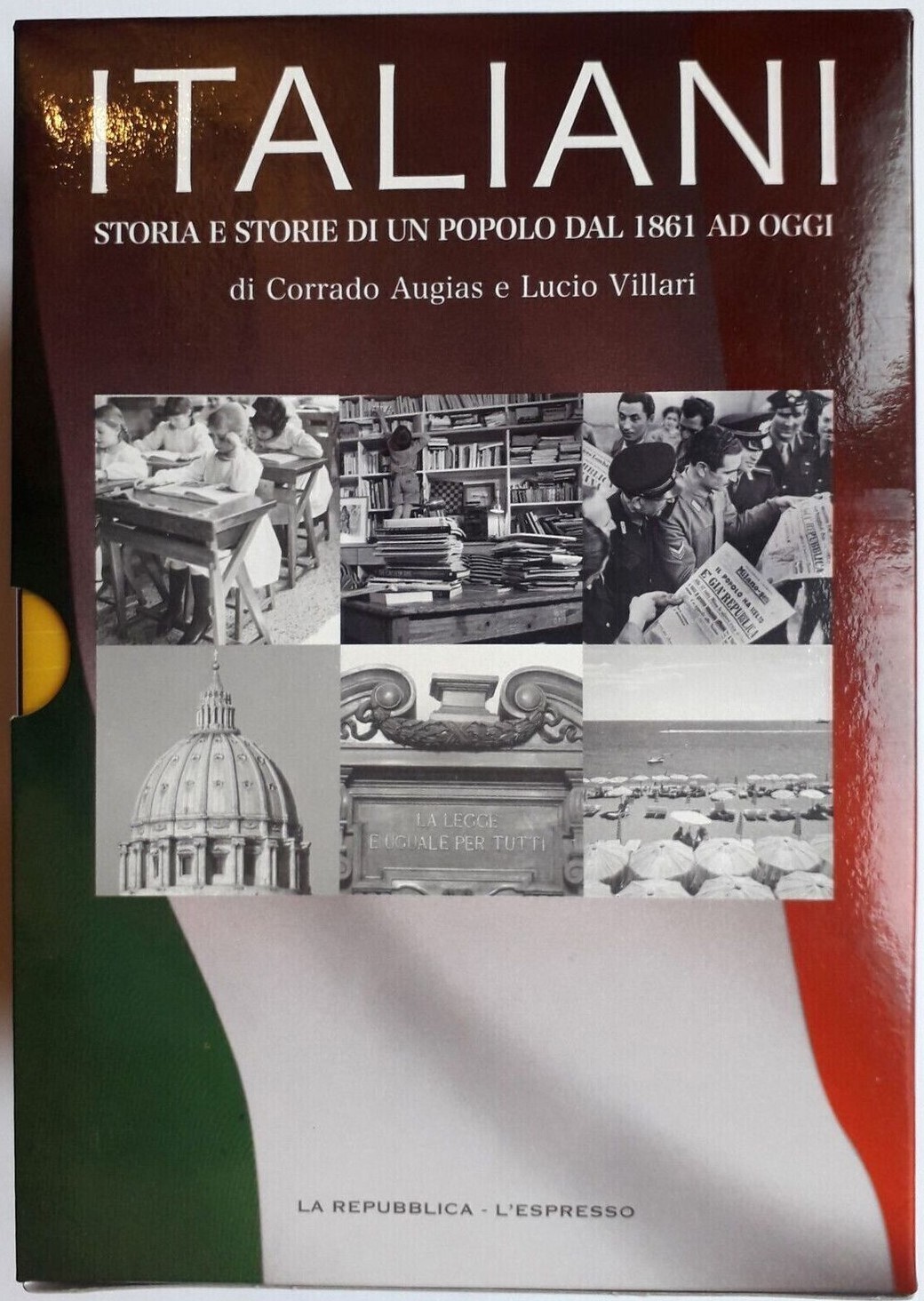 TeknoFilm - 12 DVD – Corado Augias: ITALIANI - STORIA E STORIE DI UN POPOLO DAL 1861 AD OGGI (2008) - REPUBBLICA/L'ESPRESSO