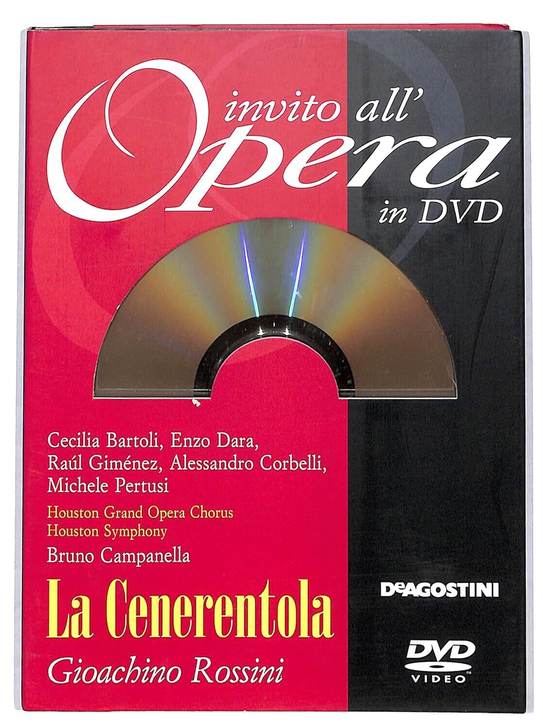 TeknoFilm - DVD - INVITO ALL'OPERA Vol. 07 - GIOACCHINO ROSSINI - LA CENERENTOLA: Bruno Campanella - Houston grand opera chorus and orchestra di Brian Large (1991) - DE AGOSTINI