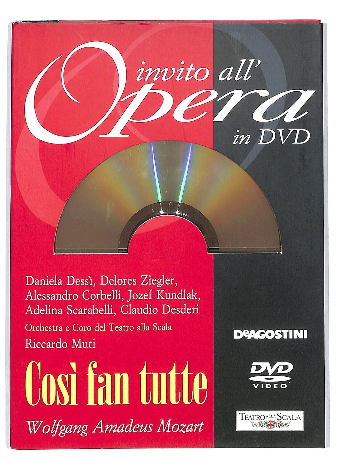 TeknoFilm - DVD - INVITO ALL'OPERA Vol. 10 - W. A. MOZART: COSI' FAN TUTTE - Riccardo Muti: Orchetrsa e Coro del Teatro della Scala di Milano di Michel Hampe (1989) -  DE AGOSTINI