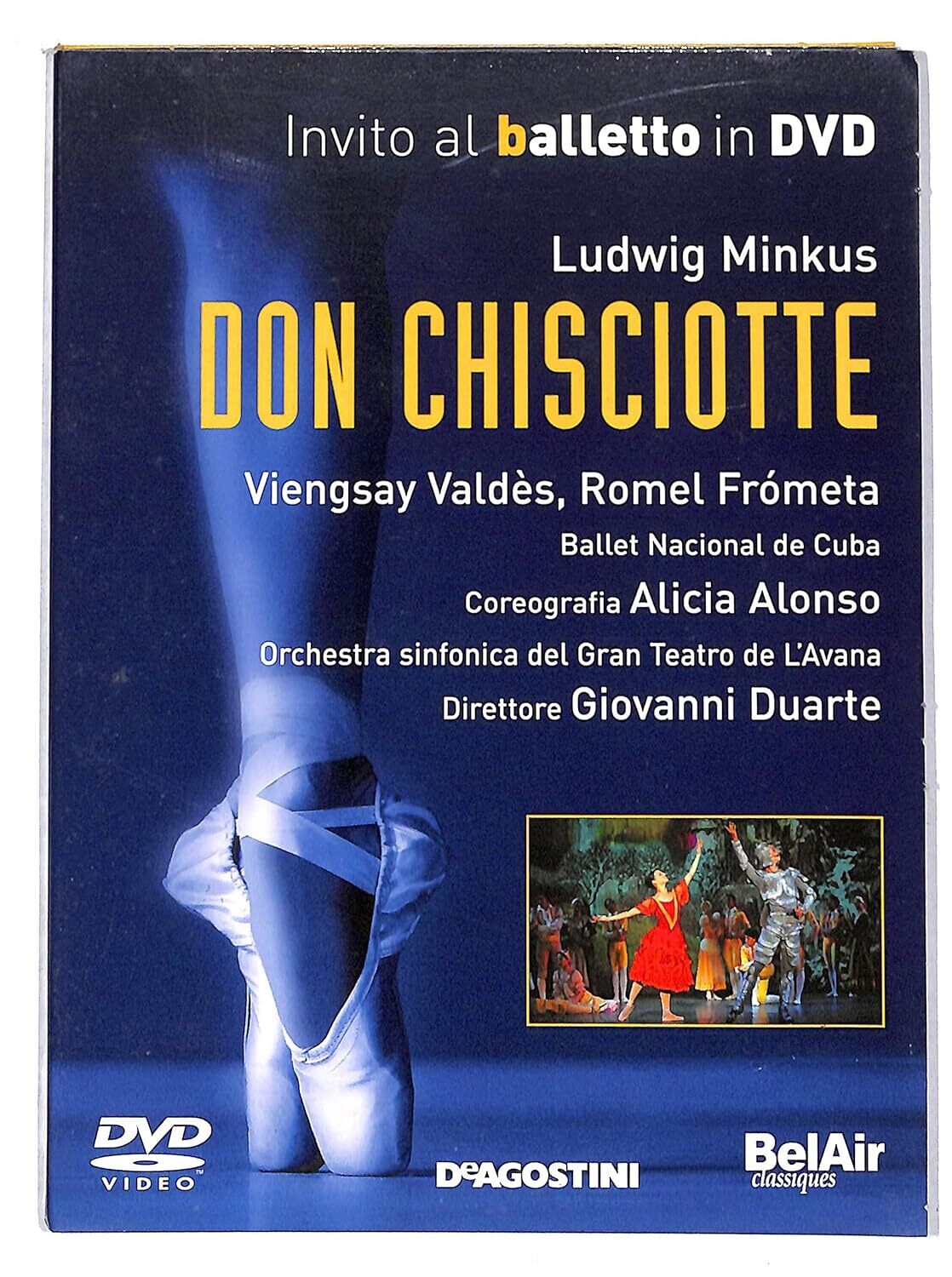 TeknoFilm - DVD – Invito al balletto Vol. 06 - DON CHISCIOTTE (Ballet Nacional de Cuba e Orchestra sinfonica del Gran Teatro de L'Avana) di Denis Caïozzi (2007) - DE AGOSTINI