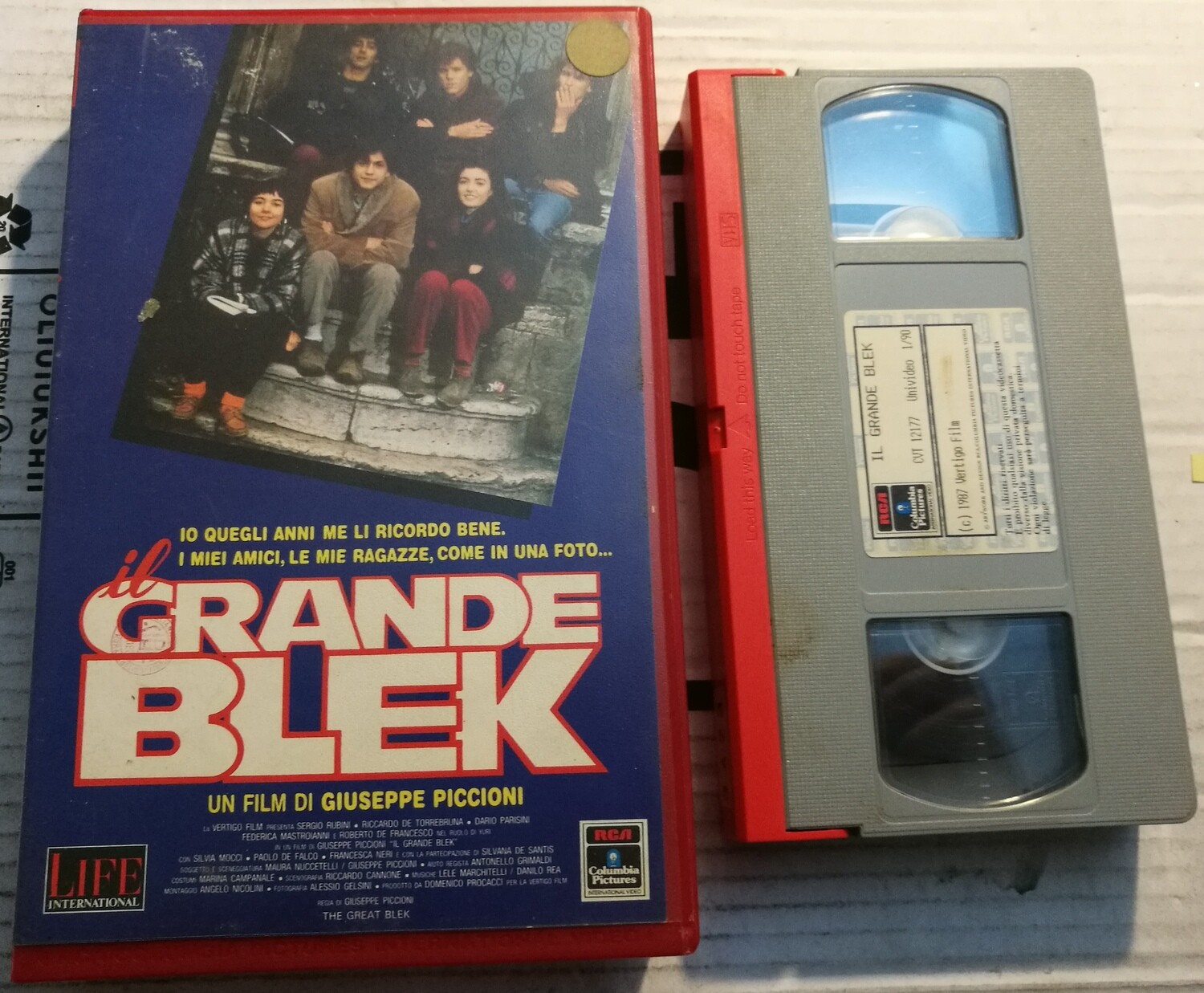 TeknoFilm - VHS – IL GRANDE BLEK di Giuseppe Piccioni (1987) - RCA
