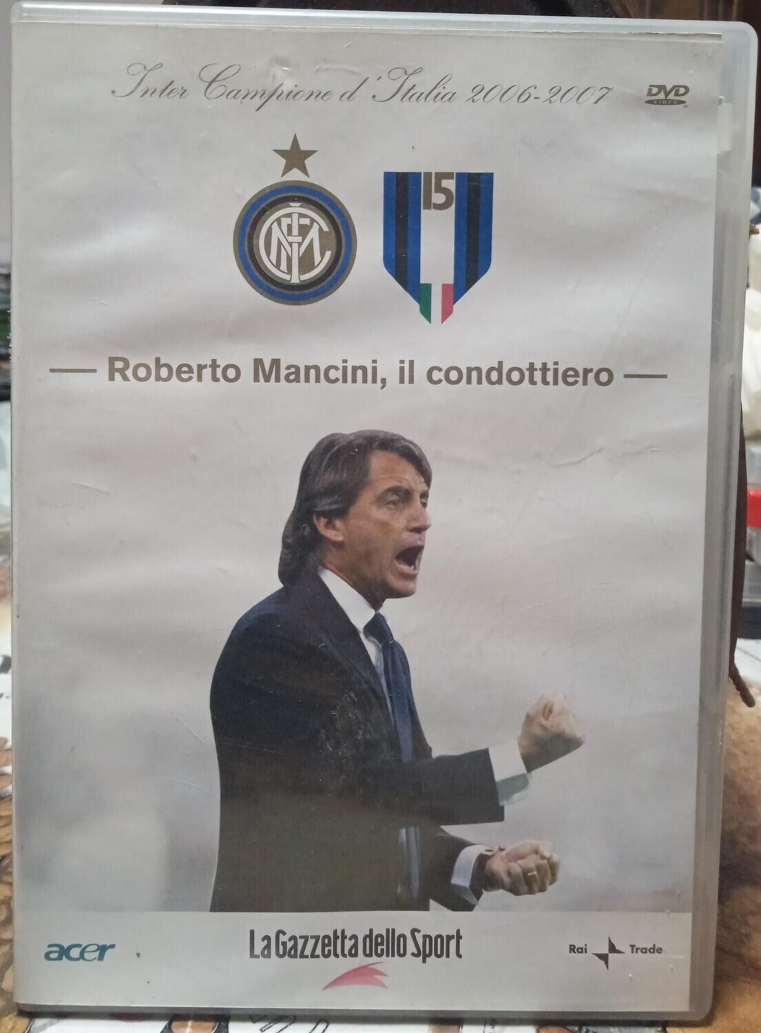 TeknoFilm - DVD – INTER CAMPIONE D'ITALIA 2006/07 Vol. 04 - ROBERTO MANCINI: IL CONDOTTIERO (2007) - GAZZETTA DELLO SPORT