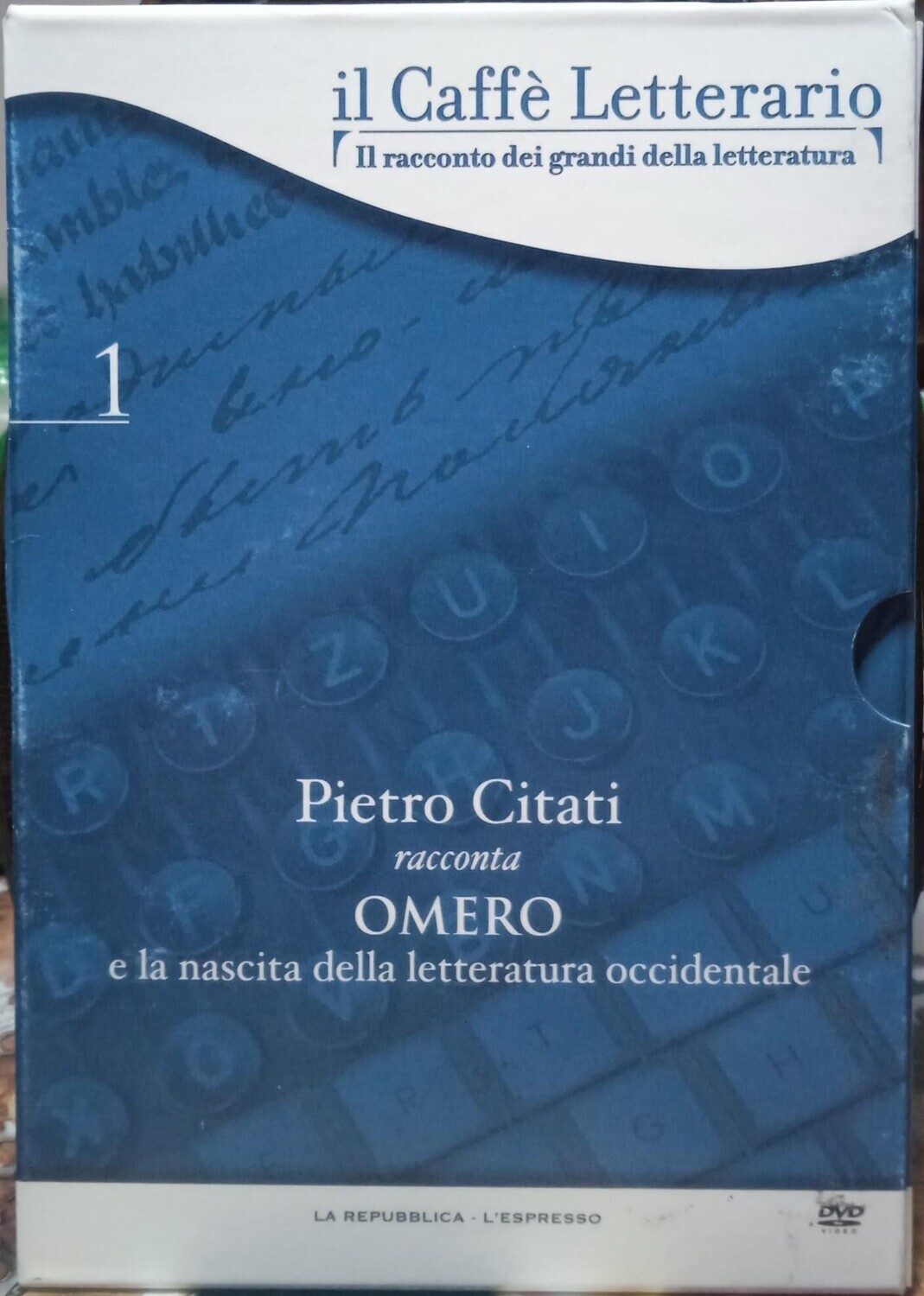 TeknoFilm - DVD – IL CAFFE' LETTERARIO Vol. 01 - Pietro Citati racconta Omero e la nascita della letteratura occidentale (2012) - REPUBBLICA/L'ESPRESSO
