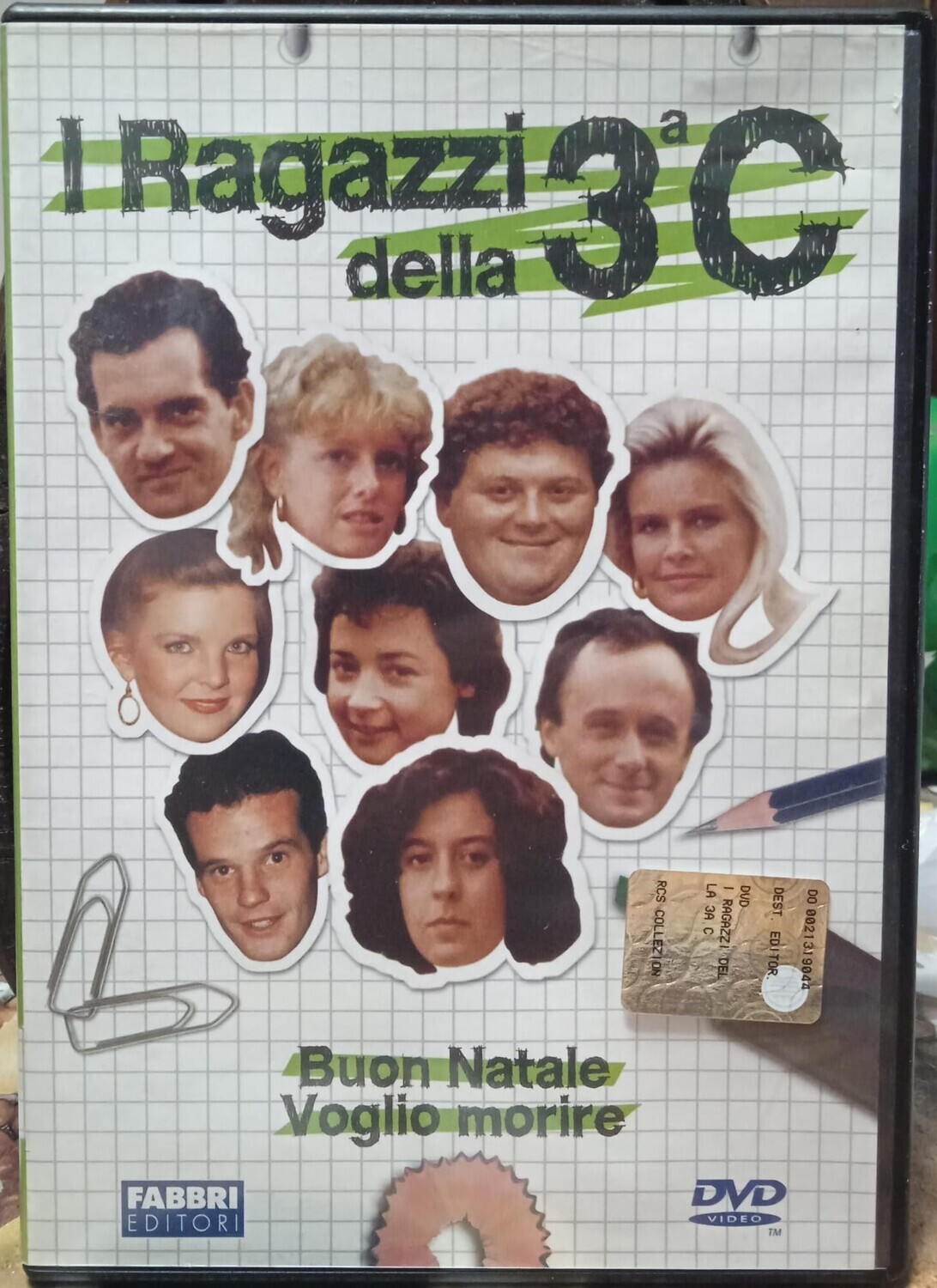 TeknoFilm - DVD – I RAGAZZI DELLA 3°C Stagione 1 Vol. 4 (2 Ep. 8 e 9) di Claudio Risi (1987) - FABBRI EDITORI