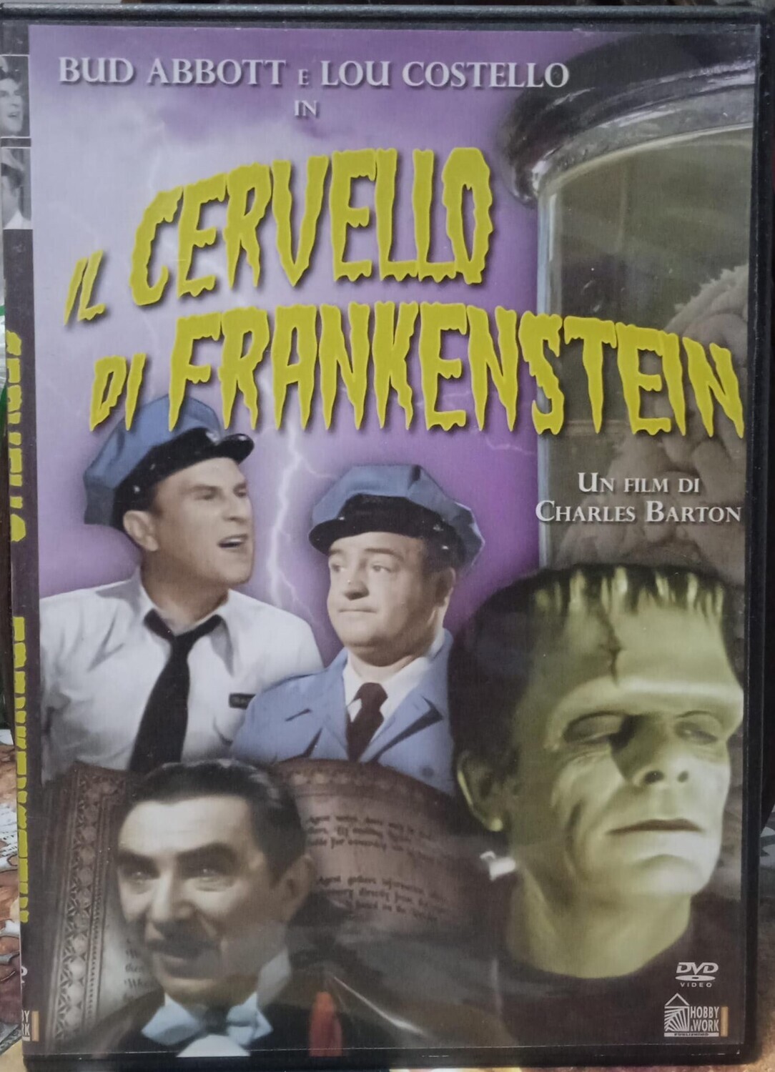 TeknoFilm - DVD - IL CERVELLO DI FRANKENSTEIN (Versione slim) di Charles Barton (1948) - HOBBY & WORK