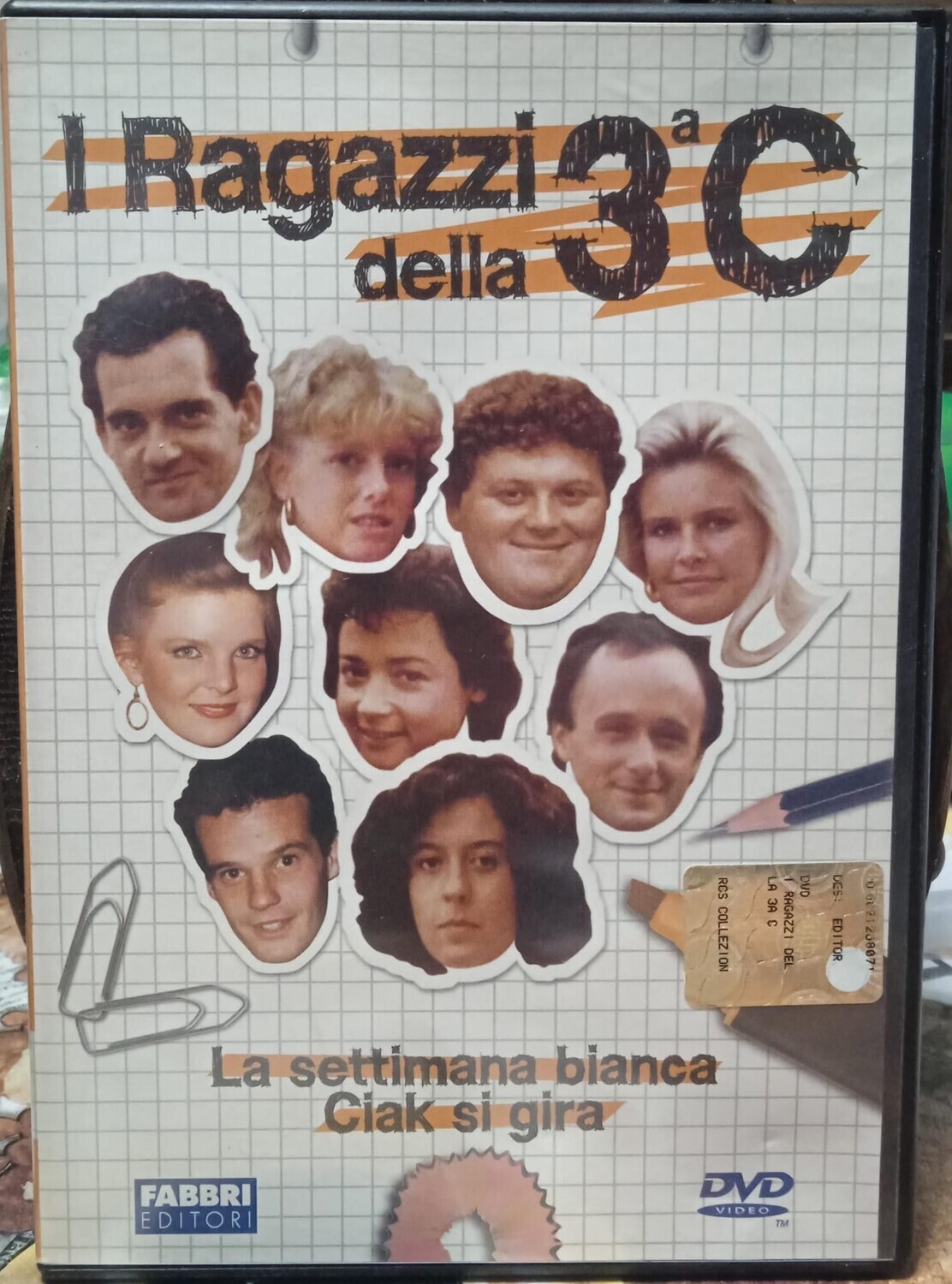 TeknoFilm - DVD – I RAGAZZI DELLA 3°C Stagione 2 Vol. 1 (2 Ep. 1 e 2) di Claudio Risi (1988) - FABBRI EDITORI