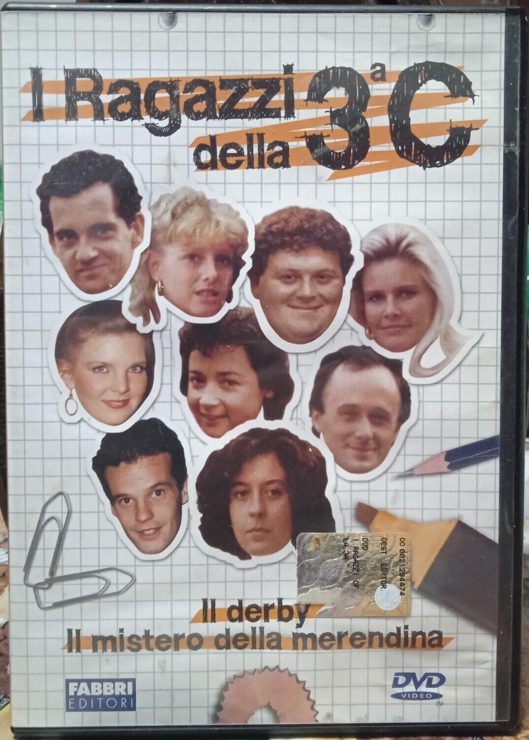 TeknoFilm - DVD – I RAGAZZI DELLA 3°C Stagione 2 Vol. 2 (2 Ep. 3 e 4) di Claudio Risi (1988) - FABBRI EDITORI