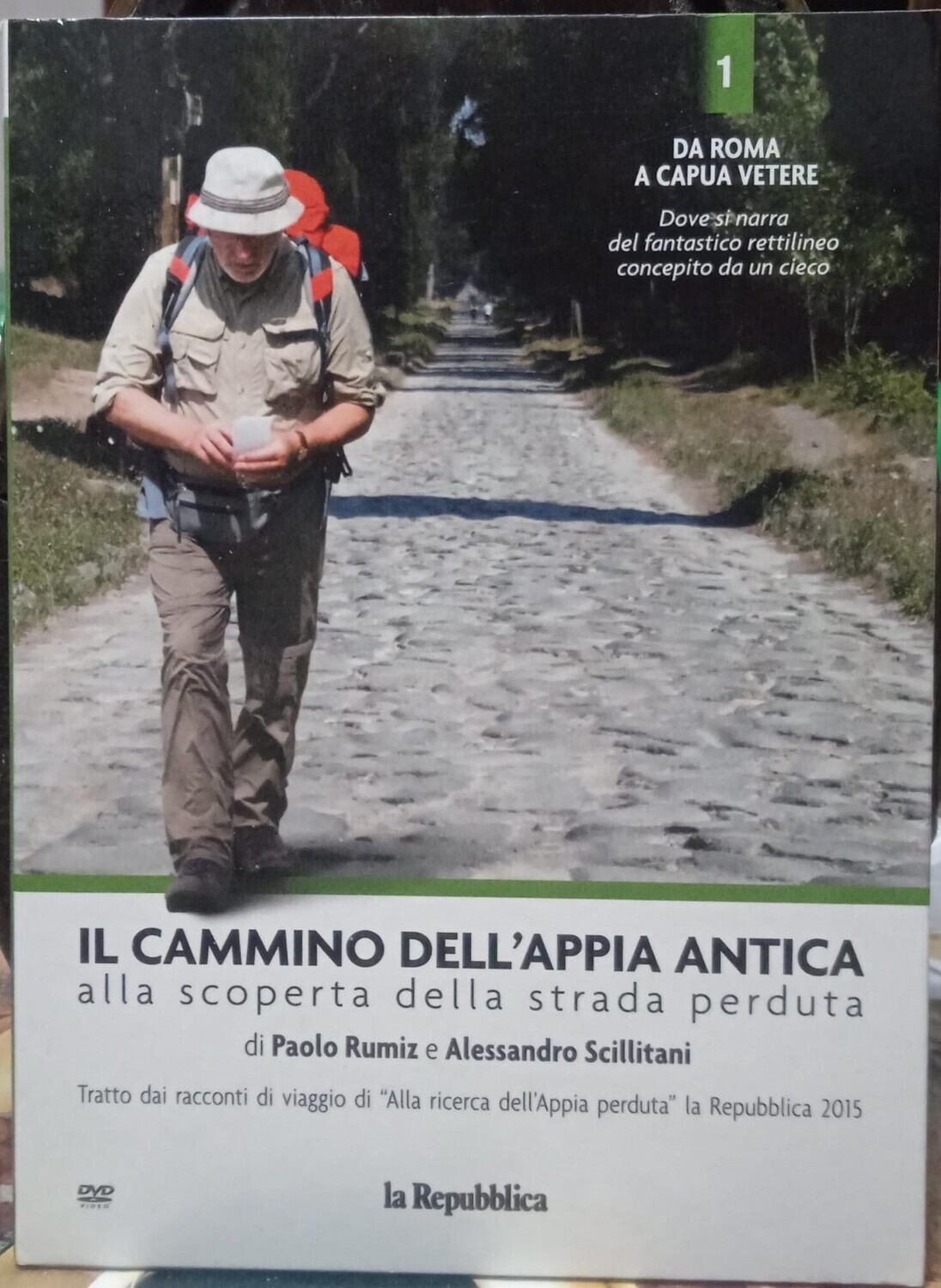TeknoFilm - DVD – IL CAMMINO DELL'APPIA ANTICA Vol. 1 - DA ROMA A CAPUA VETERE di Alessandro Scillitani (2015) - REPUBBLICA