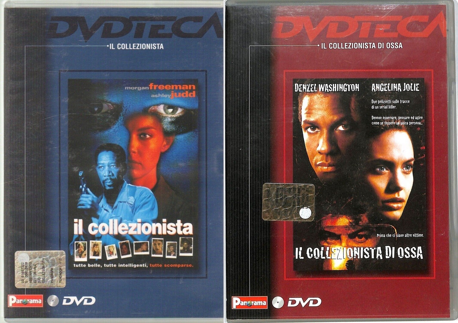 TeknoFilm - 2 DVD – IL COLLEZIONISTA di Gary Fleder (1997) + IL COLLEZIONISTA DI OSSA di Phillip Noyce (1999) - PANORAMA