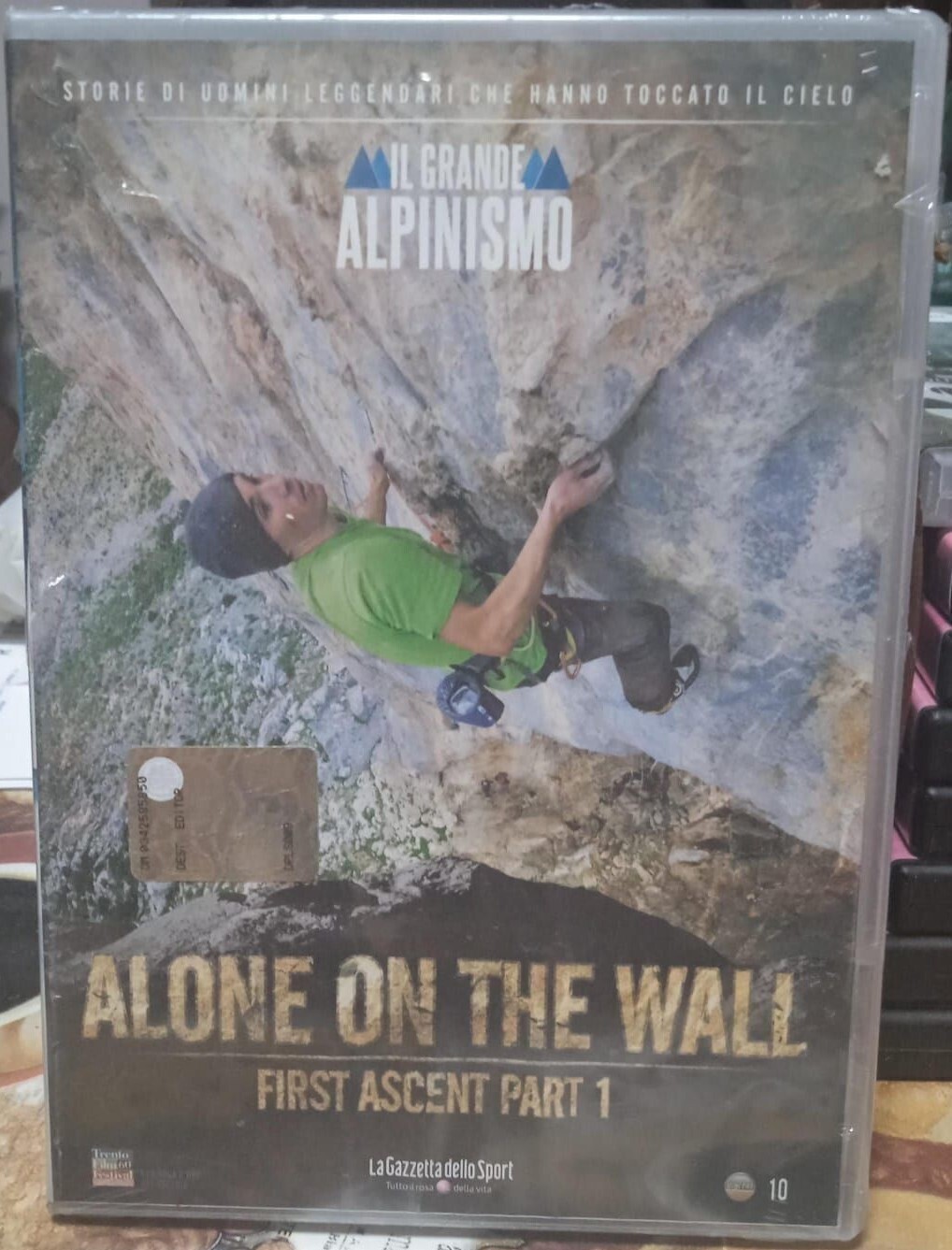 TeknoFilm – DVD – Il grande alpinismo Vol. 10 - ALONE ON THE WALL: FIRST ASCENT PART 1 (2012) - GAZZETTA DELLO SPORT