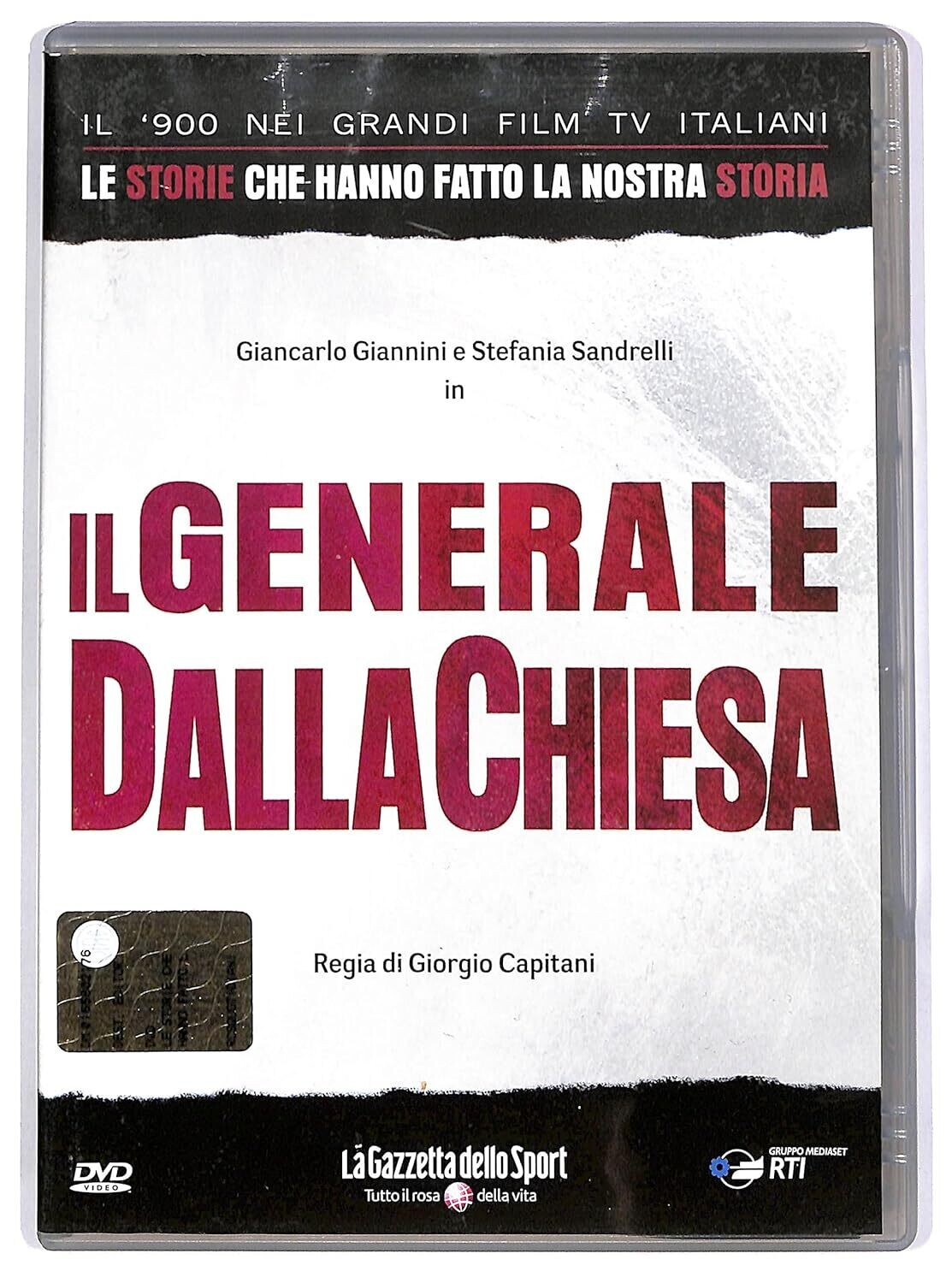 TeknoFilm - DVD (Opera Completa) - IL GENERALE DALLA CHIESA di Giorgio Capitani (2007) - GAZZETTA DELLO SPORT