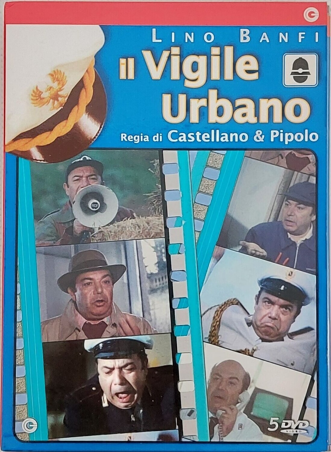 TeknoFilm - 5 DVD – IL VIGILE URBANO di Franco Castellano e Giuseppe Moccia (1989) - CECCHI GORI HOME VIDEO