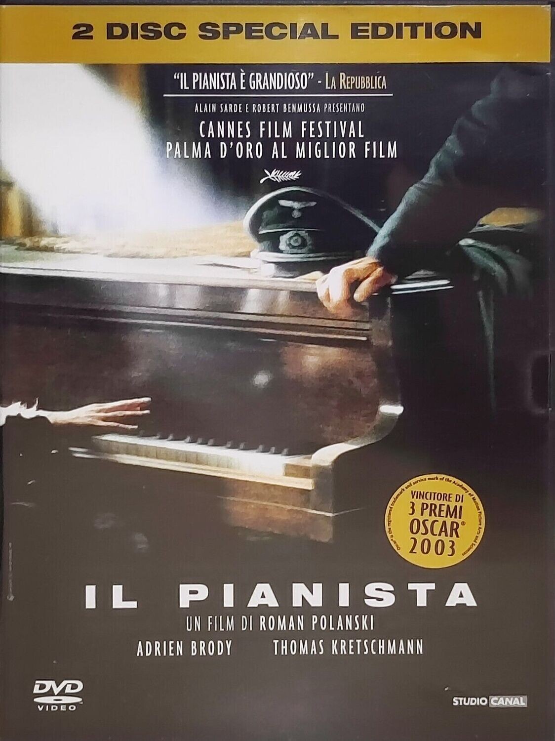 TeknoFilm - 2 DVD (Special Edition) – IL PIANISTA di Roman Polański (2002) - UNIVERSAL