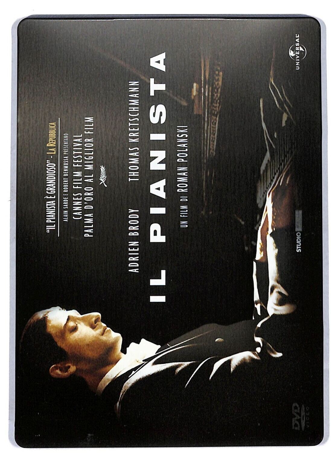 TeknoFilm - DVD (Wide pack - Steelbook) – IL PIANISTA di Roman Polański (2002) - UNIVERSAL