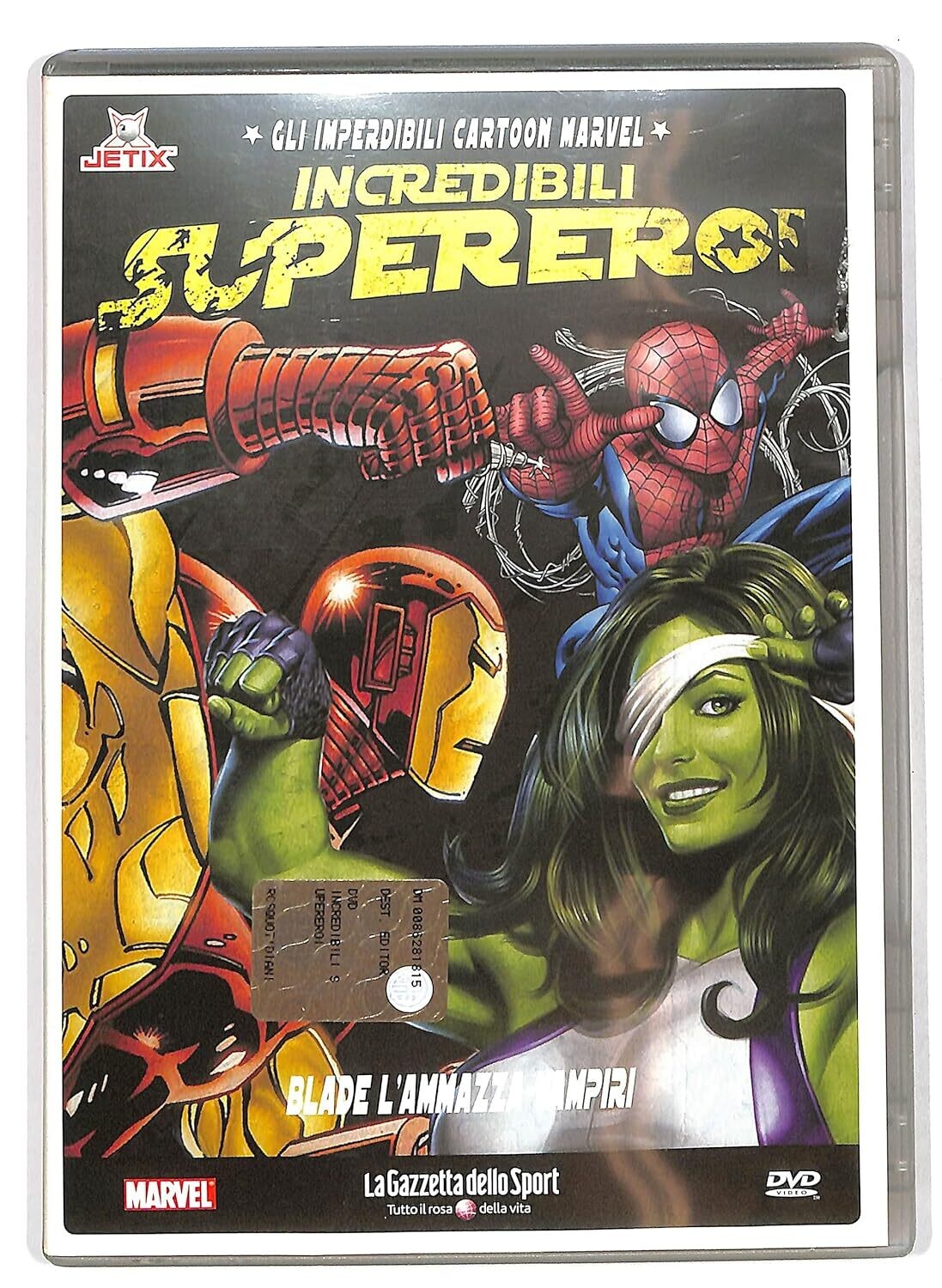 TeknoFilm - DVD – INCREDIBILI SUPEREROI Vol. 08 - BLADE L'AMMAZZA VAMPIRI (2008) - GAZZETTA DELLO SPORT