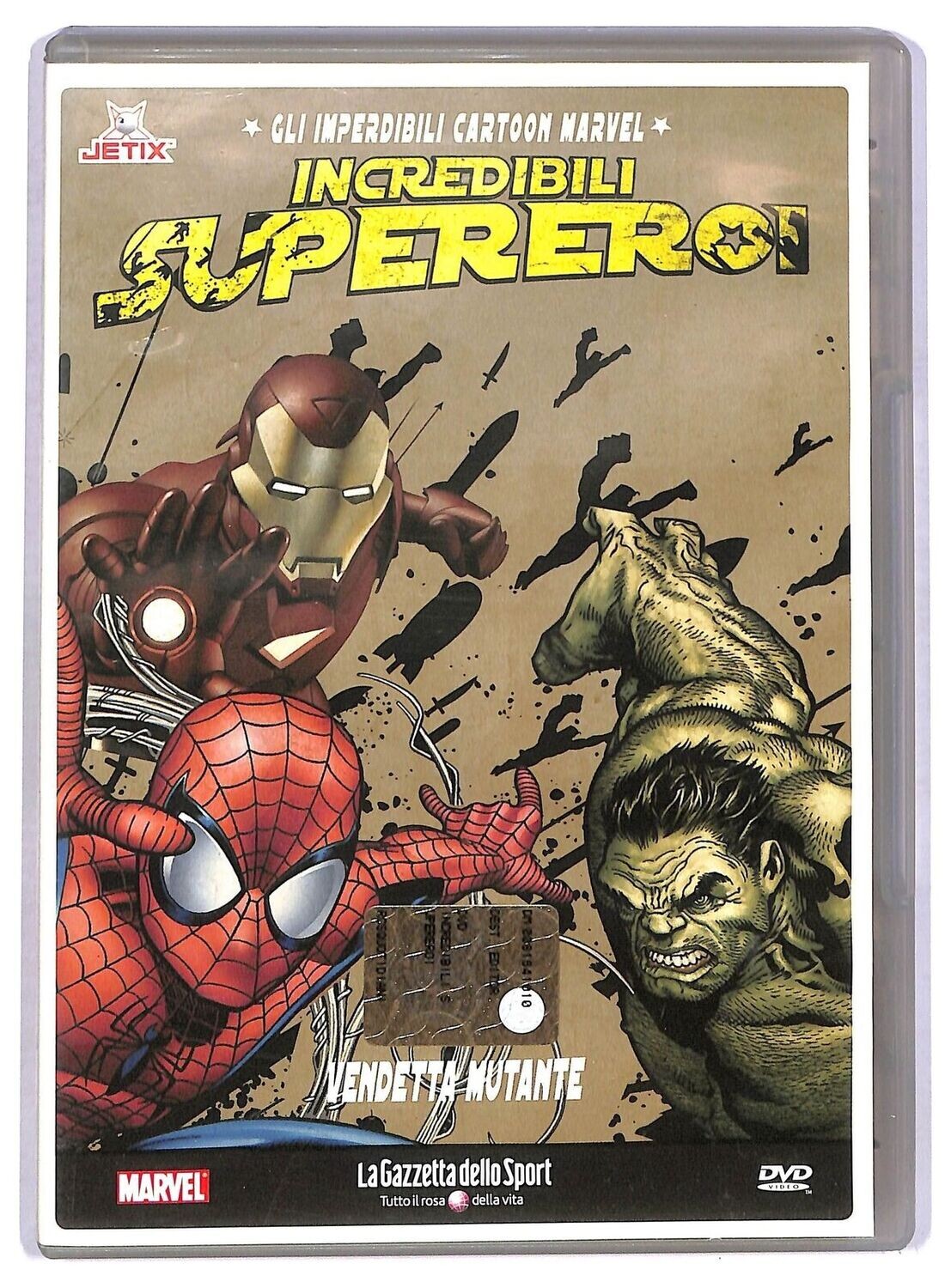 TeknoFilm - DVD – INCREDIBILI SUPEREROI Vol. 04 - VENDETTA MUTANTE (2008) - GAZZETTA DELLO SPORT