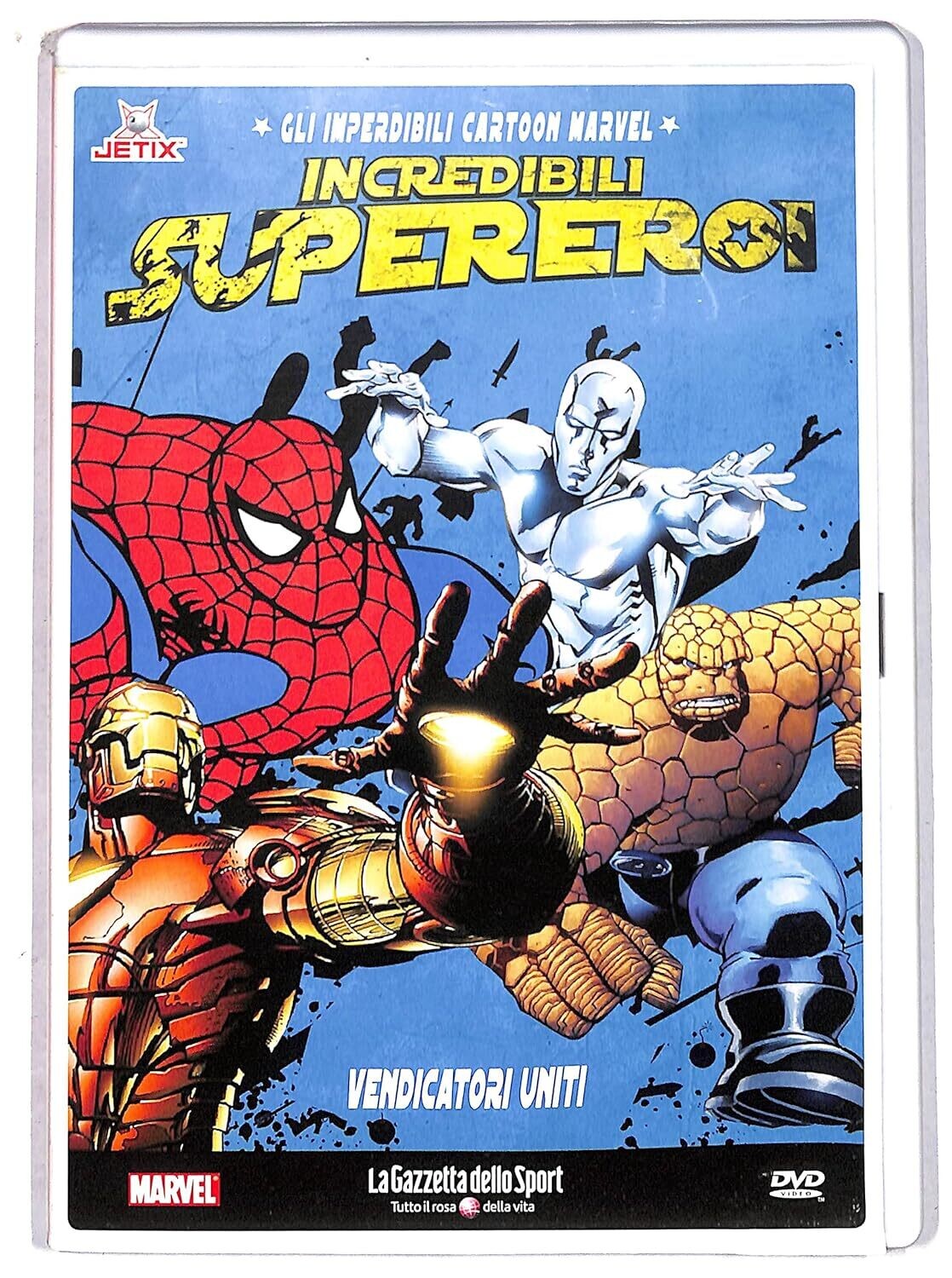 TeknoFilm - DVD – INCREDIBILI SUPEREROI Vol. 03 - VENDICATORI UNITI (2008) - GAZZETTA DELLO SPORT