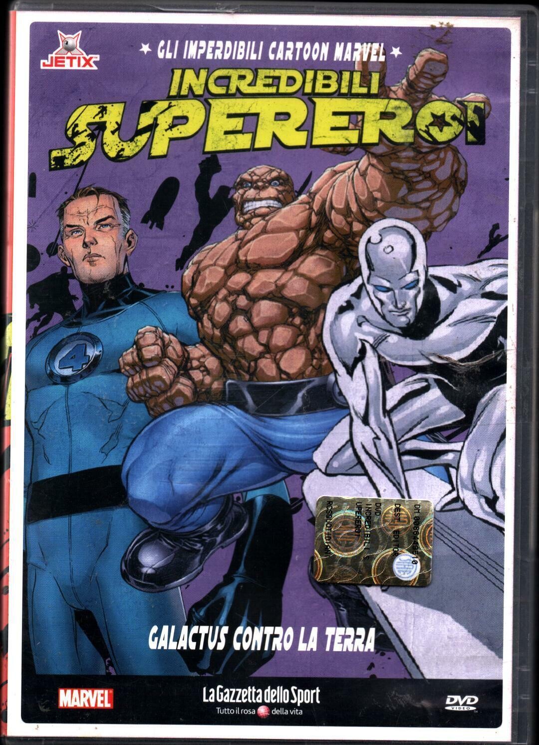 TeknoFilm - DVD – INCREDIBILI SUPEREROI Vol. 06 - GALACTUS CONTRO LA TERRA (2008) - GAZZETTA DELLO SPORT