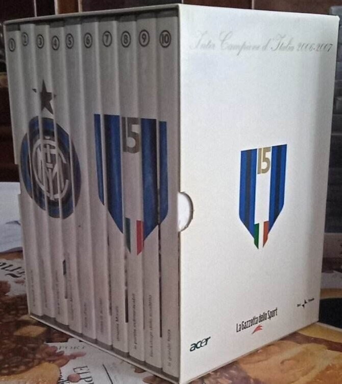 TeknoFilm - Box 10 DVD (Opera completa)  - INTER CAMPIONE D'ITALIA 2006-2007 (2008) - GAZZETTA DELLO SPORT
