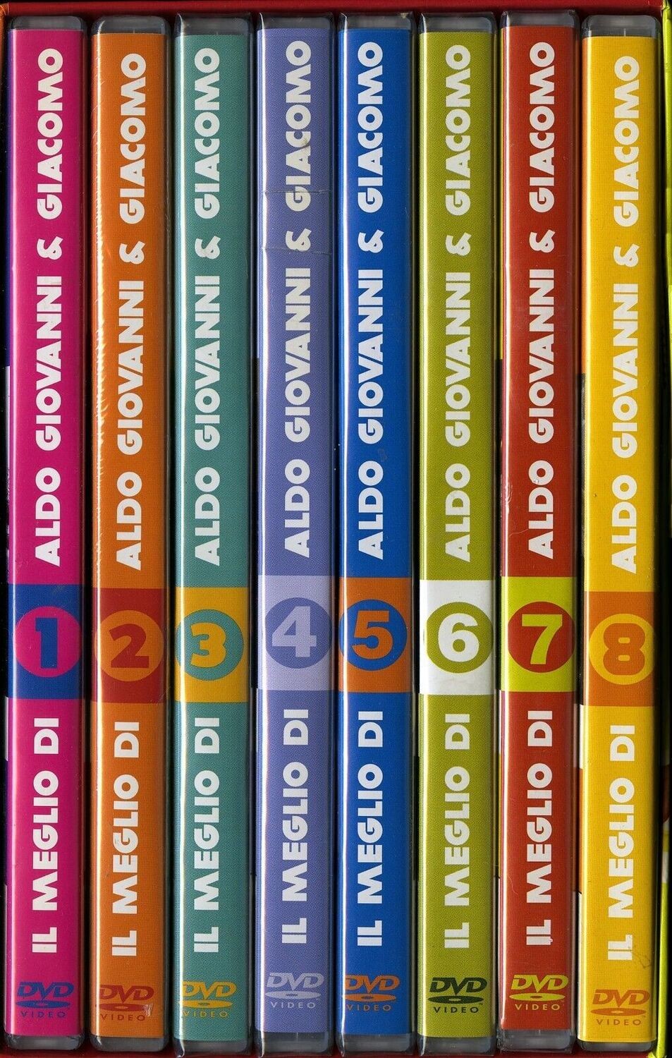 TeknoFilm - 8 DVD senza cofanetto - IL MEGLIO DI ALDO, GIOVANNI E GIACOMO (2010) - CORRIERE DELLA SERA