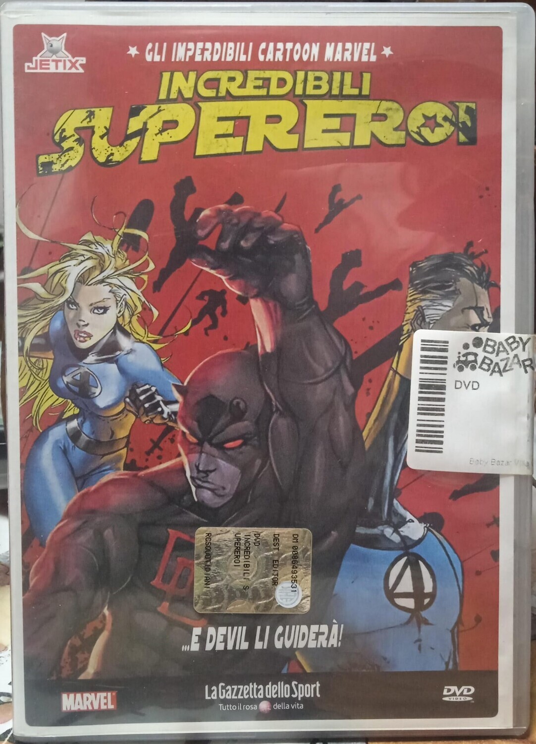 TeknoFilm - DVD – INCREDIBILI SUPEREROI Vol. 16 - E DEVIL LI GUIDERA' (2008) - GAZZETTA DELLO SPORT